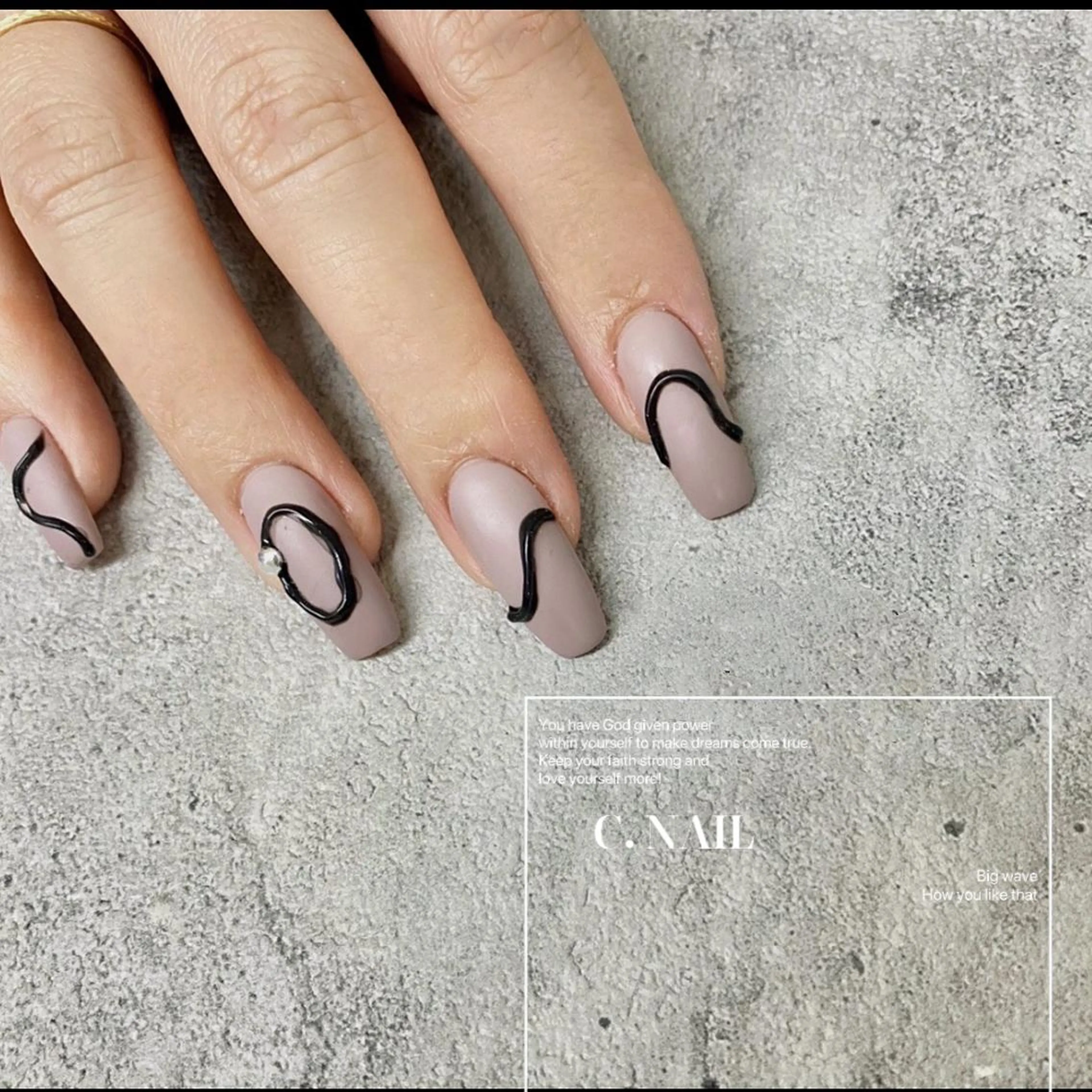 ネイル ニュアンスネイル C.Nail &Eye筑紫駅のネイルデザイン