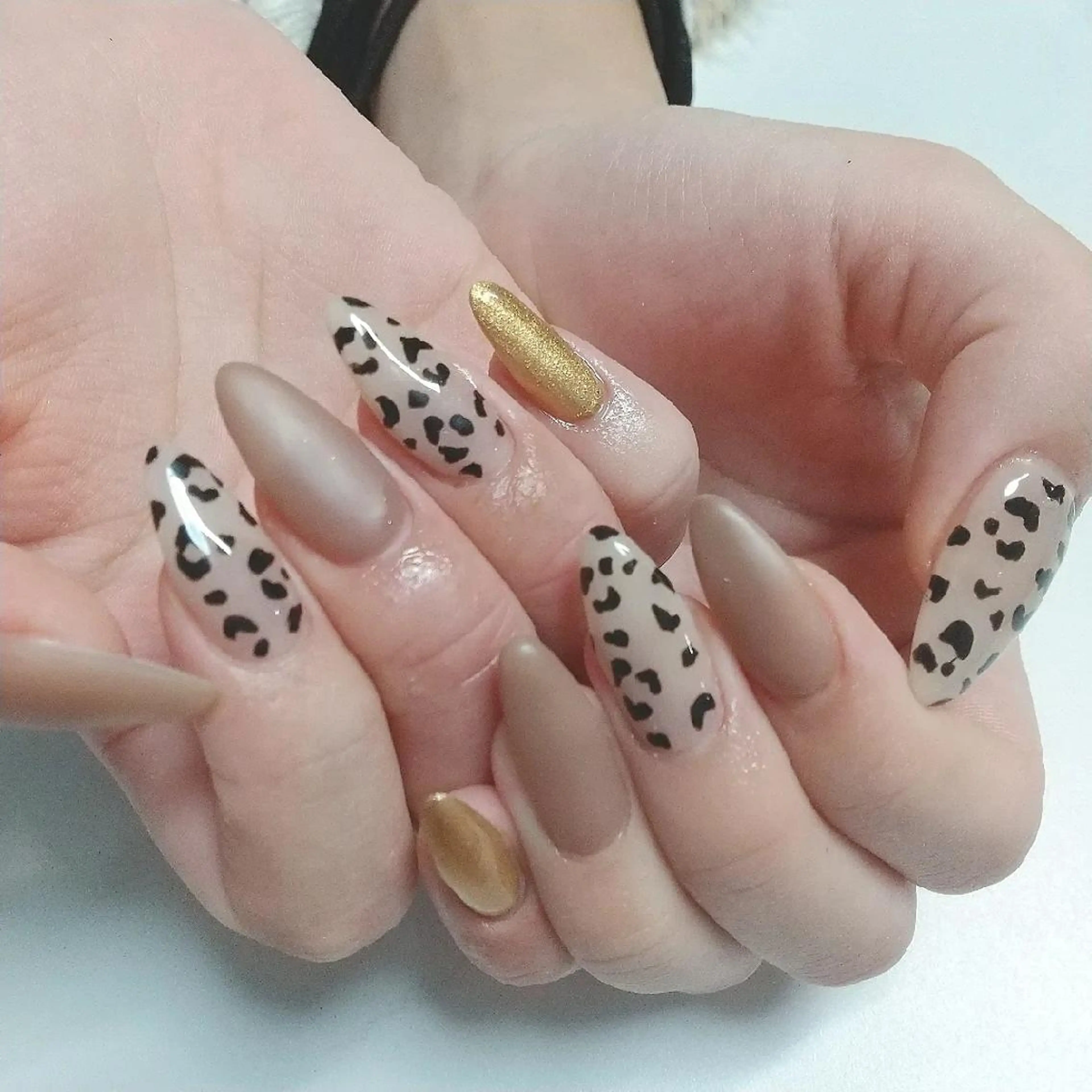 ネイル マットネイル ハンドネイル Nail leef《リーフ》所属・kahosan 𓆉のネイルデザイン