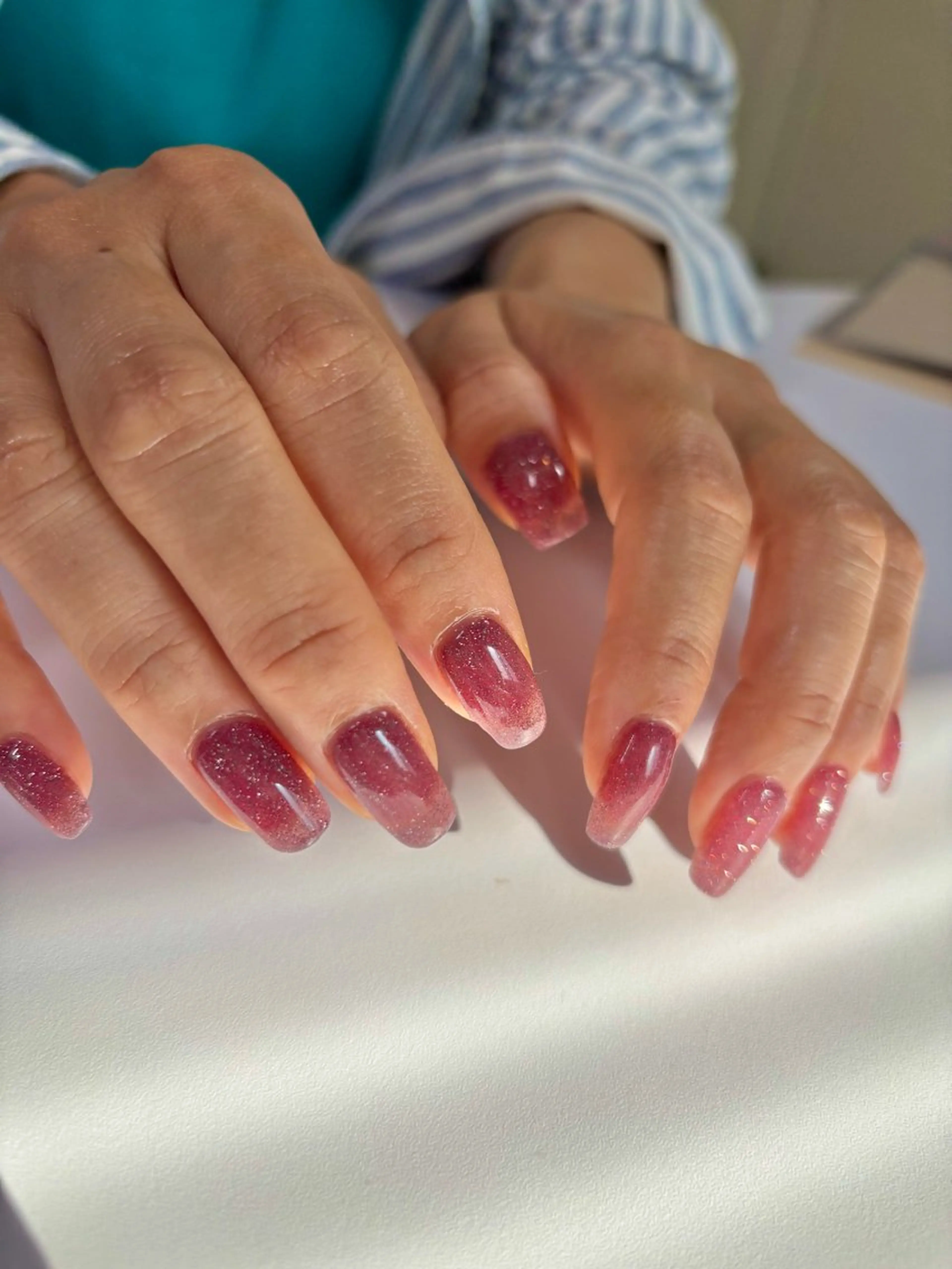 (hand)オフなしワンカラー💅ラメ、ラメグラ可✨の写真
