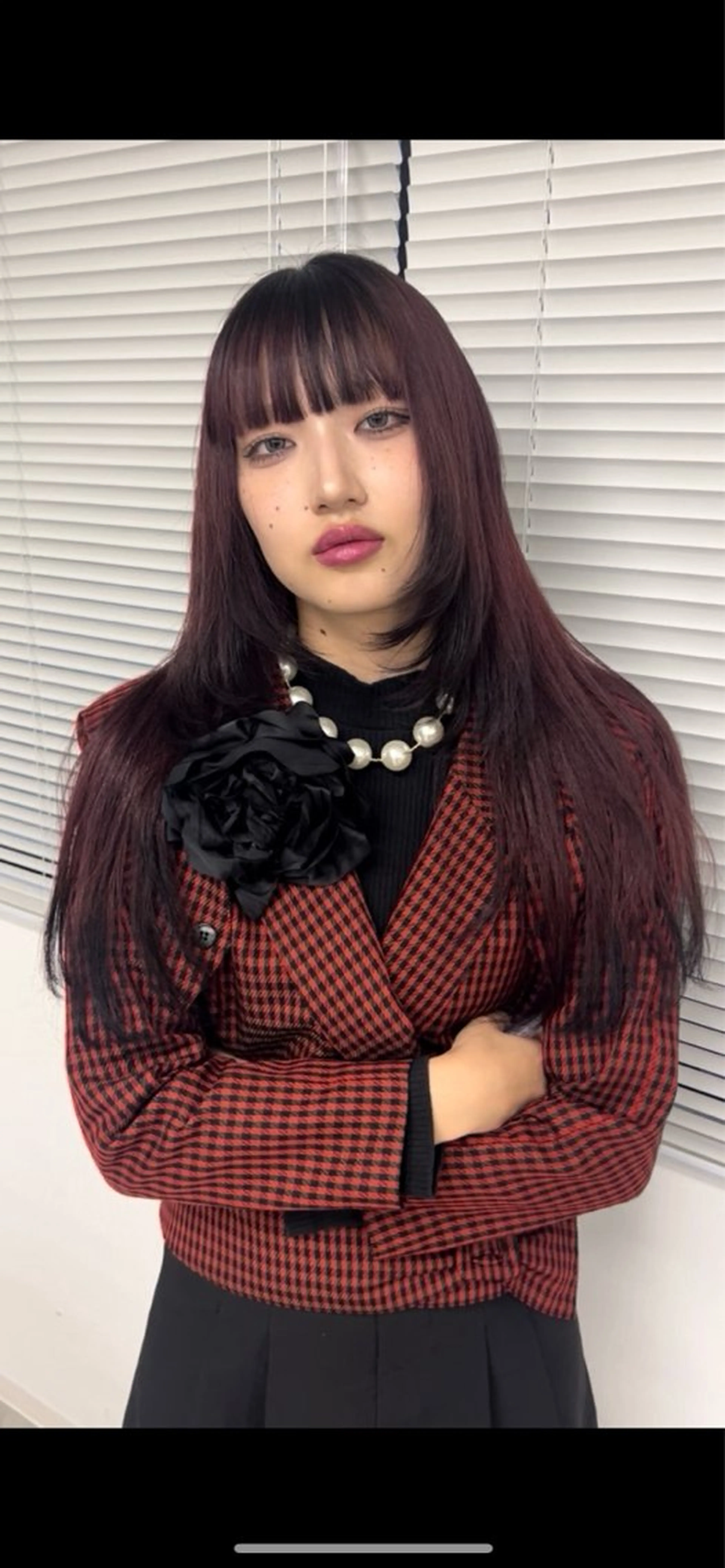 ロング カラー ヘアカラー 岡山ハイトーン・ ルーツカラー/こもものヘアスタイル