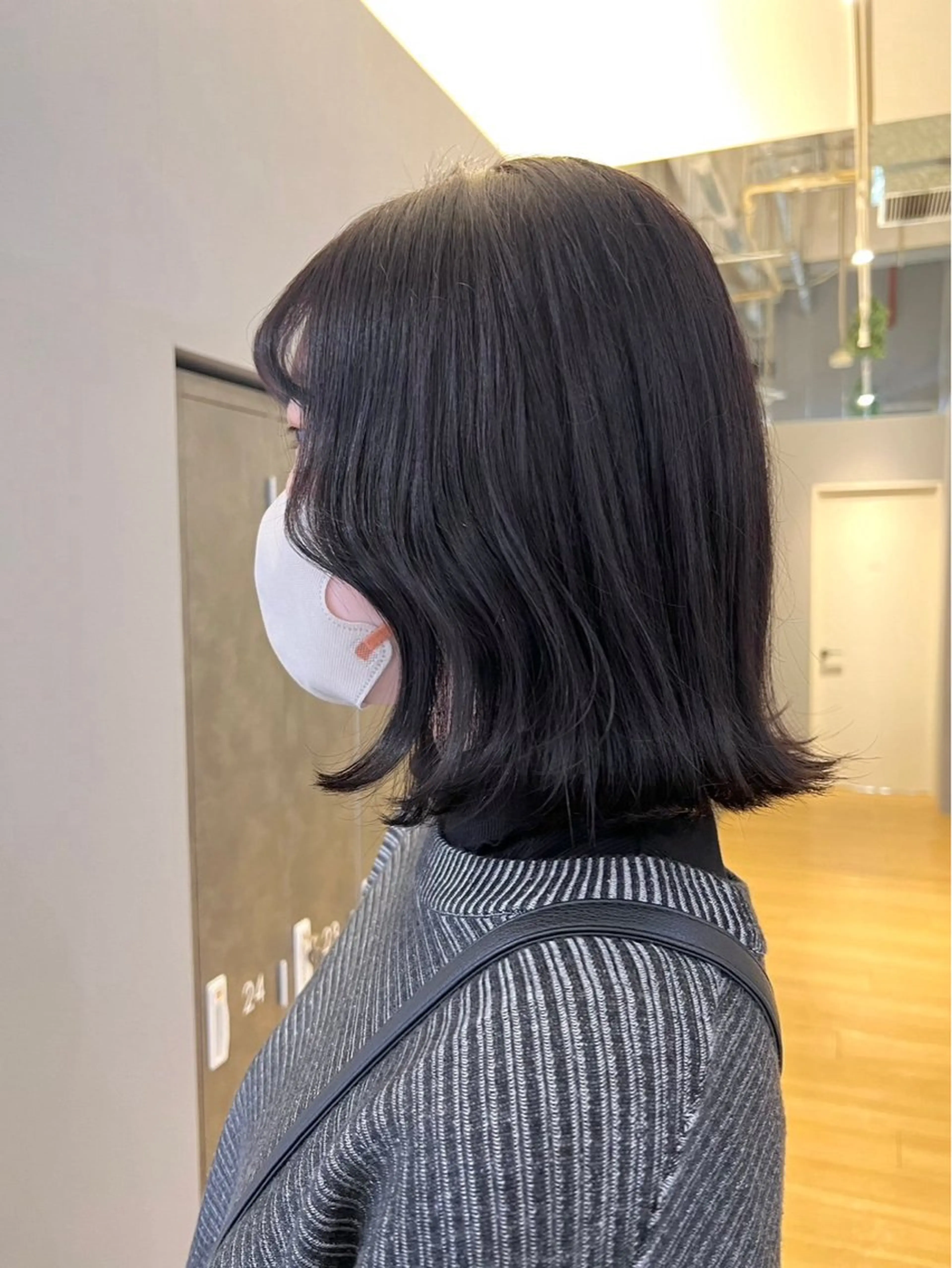 ミディアム カラー GIEN NU茶屋町+所属・荒金 昴のヘアスタイル