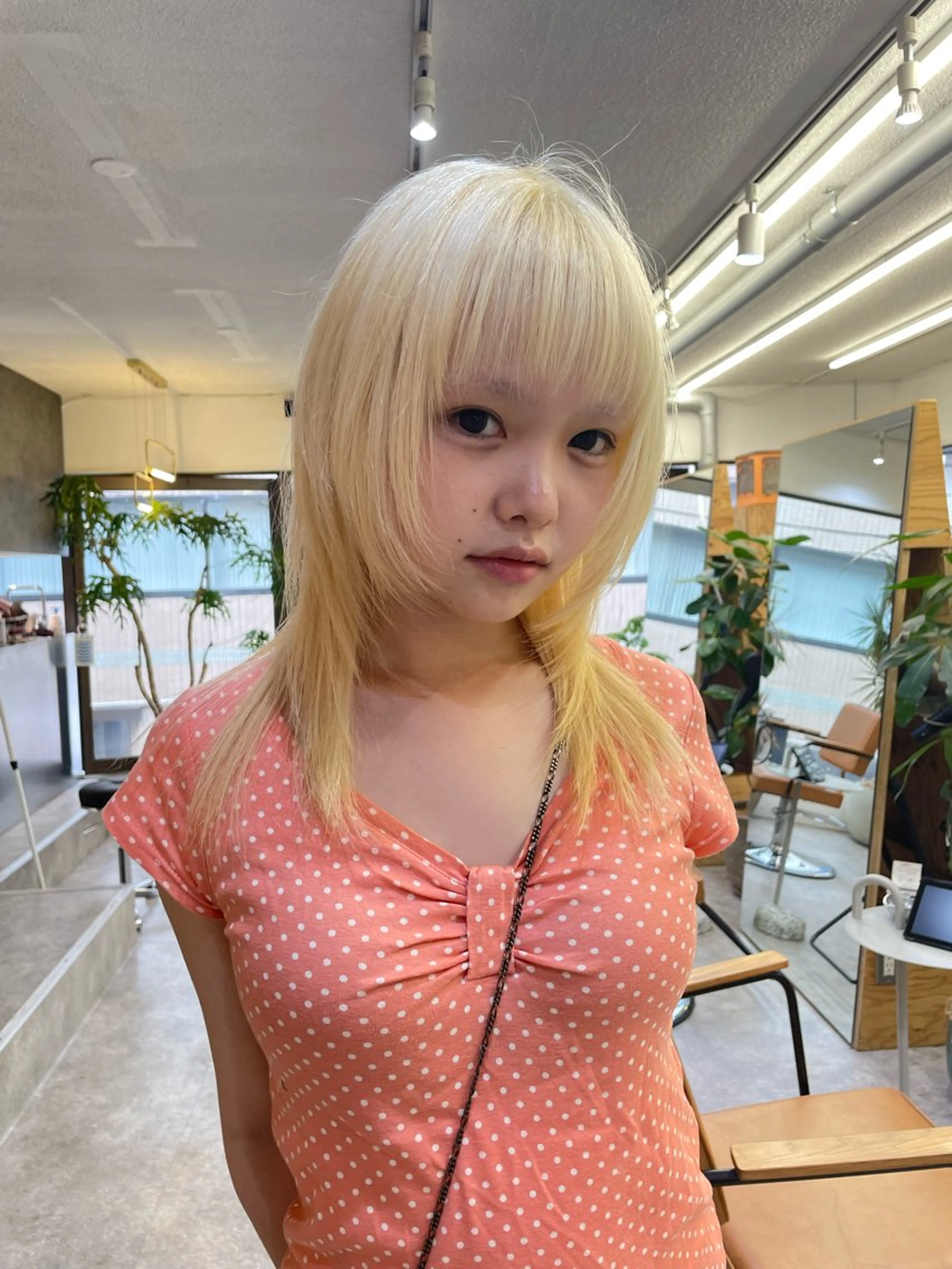 【ナチュラルなハイトーン🎨】1ブリーチカラー🕯の写真