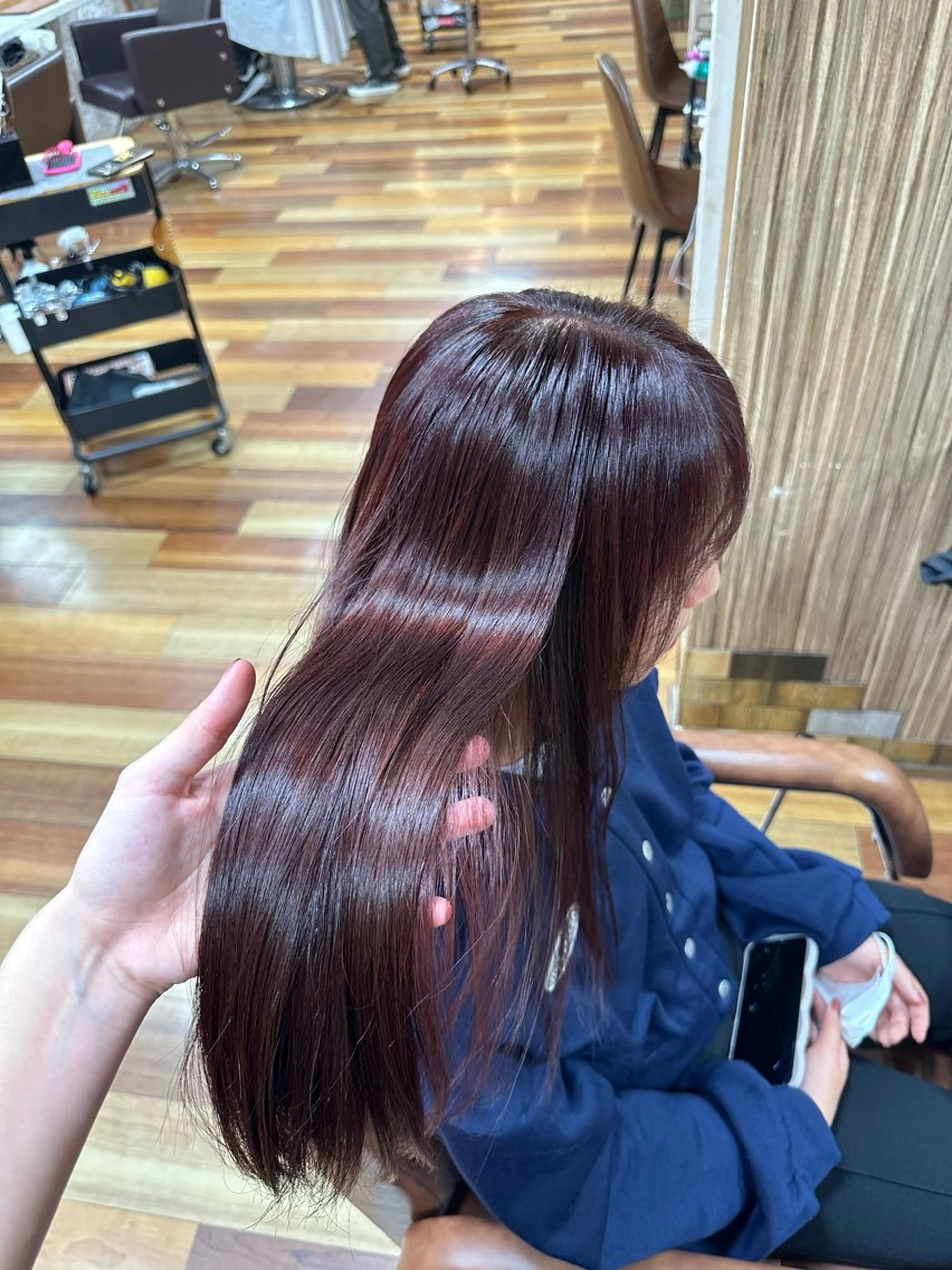 カラー 曲がる縮毛矯正 ✄﻿杉山来輝金沢文庫のヘアスタイル