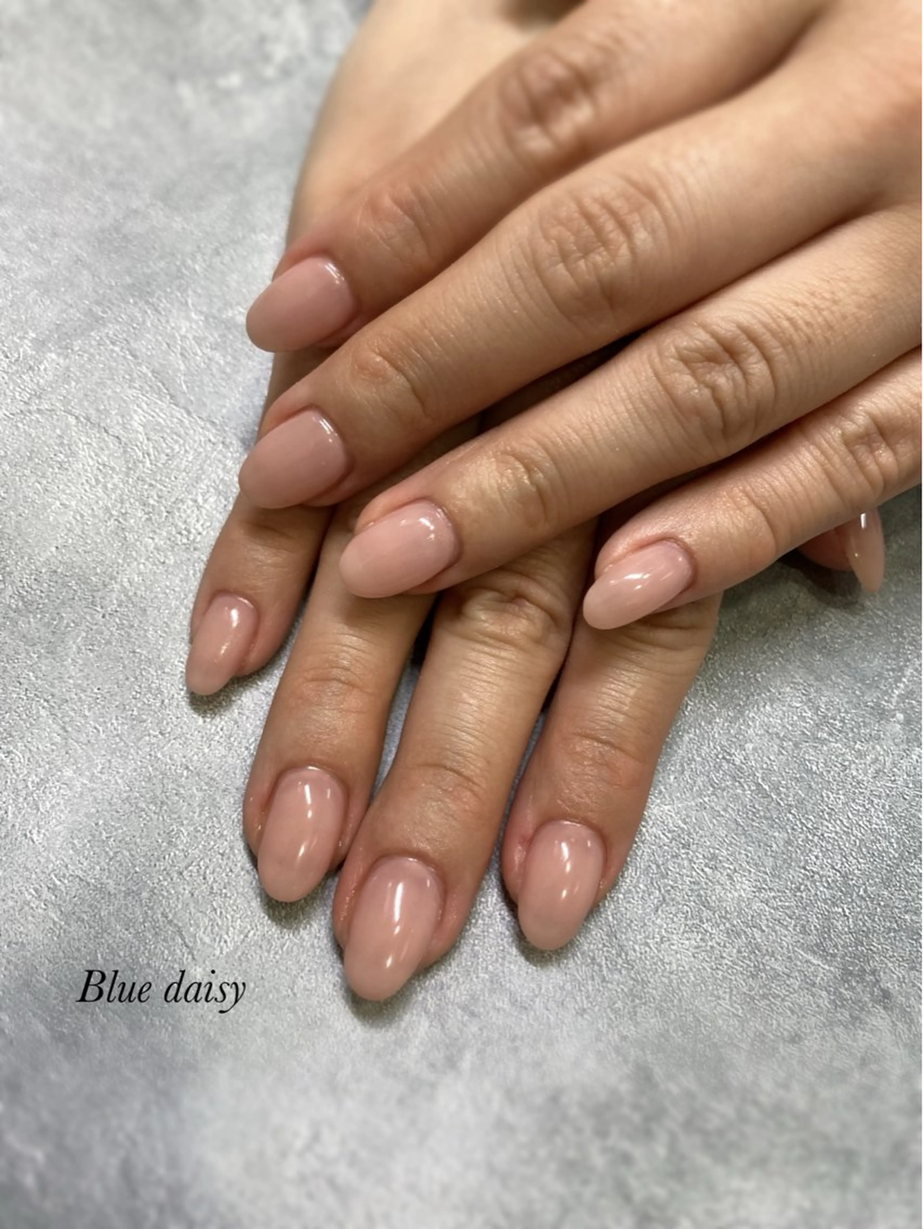 ネイル 桜ネイル ピンク ハンドネイル Blue daisy 栄本店のネイルデザイン
