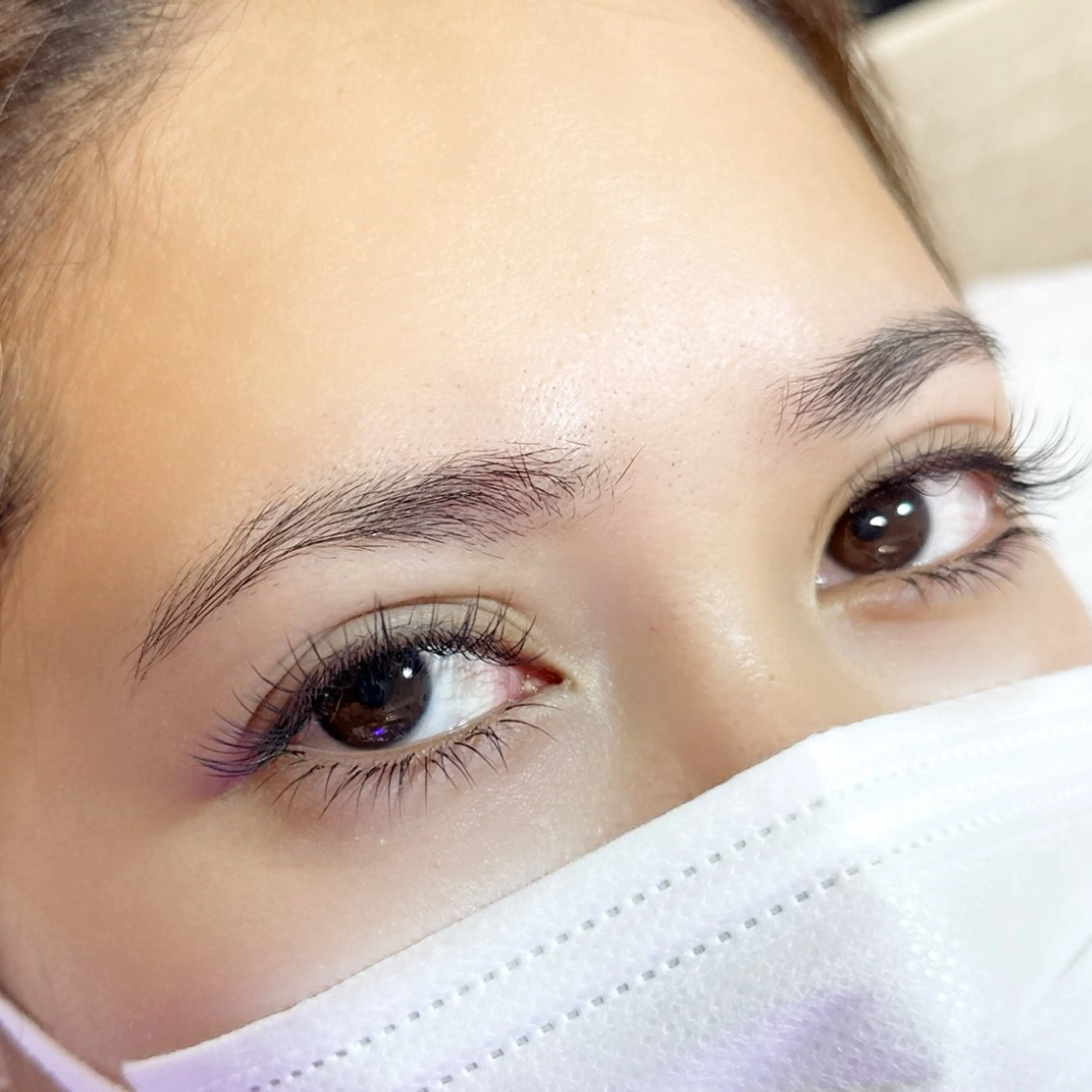 マツエク・マツパ 付け放題 Cカール フラットラッシュ ナチュラル 下まつげエクステ マツエク salon de Tiara Fukaのマツエク・マツパデザイン