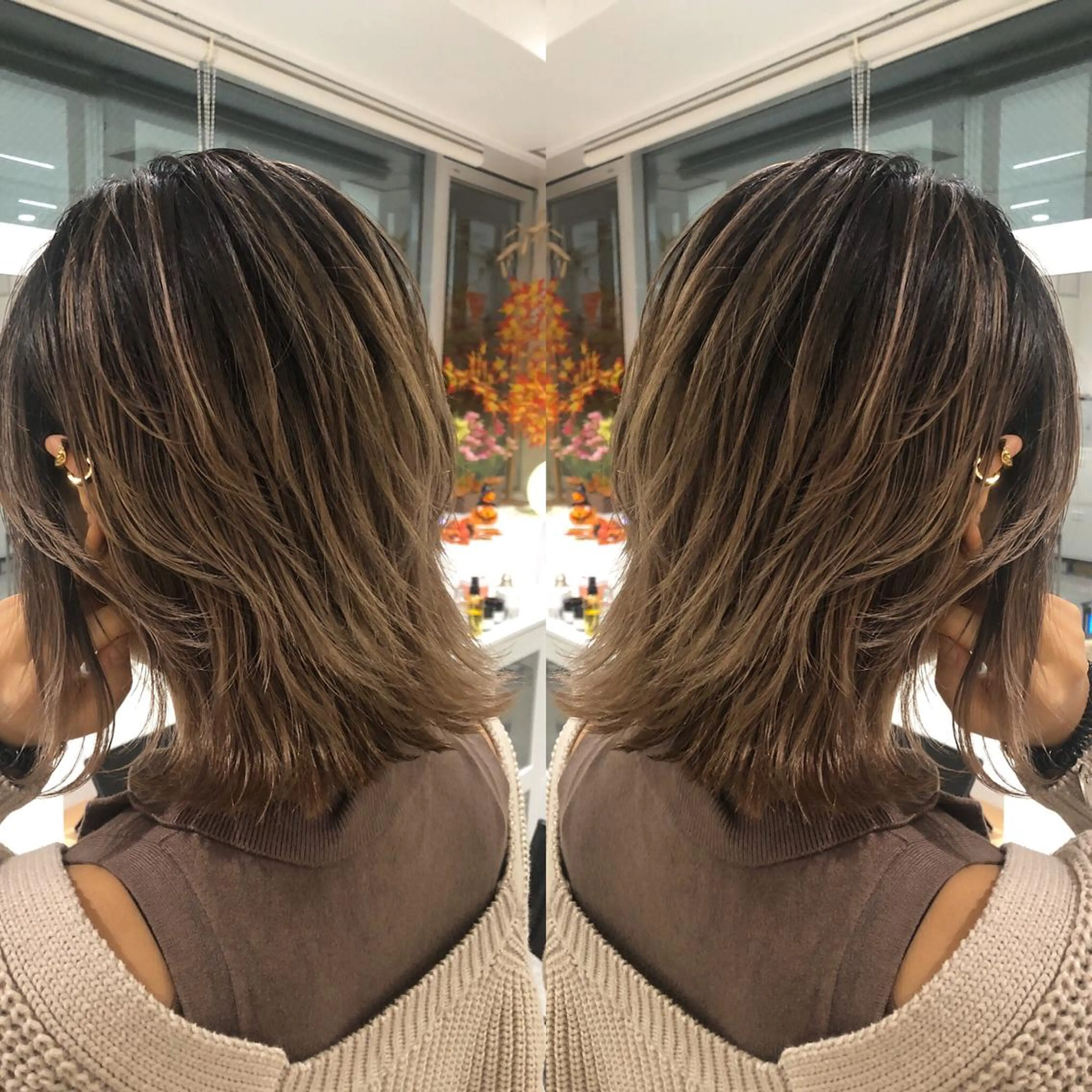 ショート カラー 外国人風カラー ヘアカラー JILBLAN京都 ショート/ハイライトのヘアスタイル