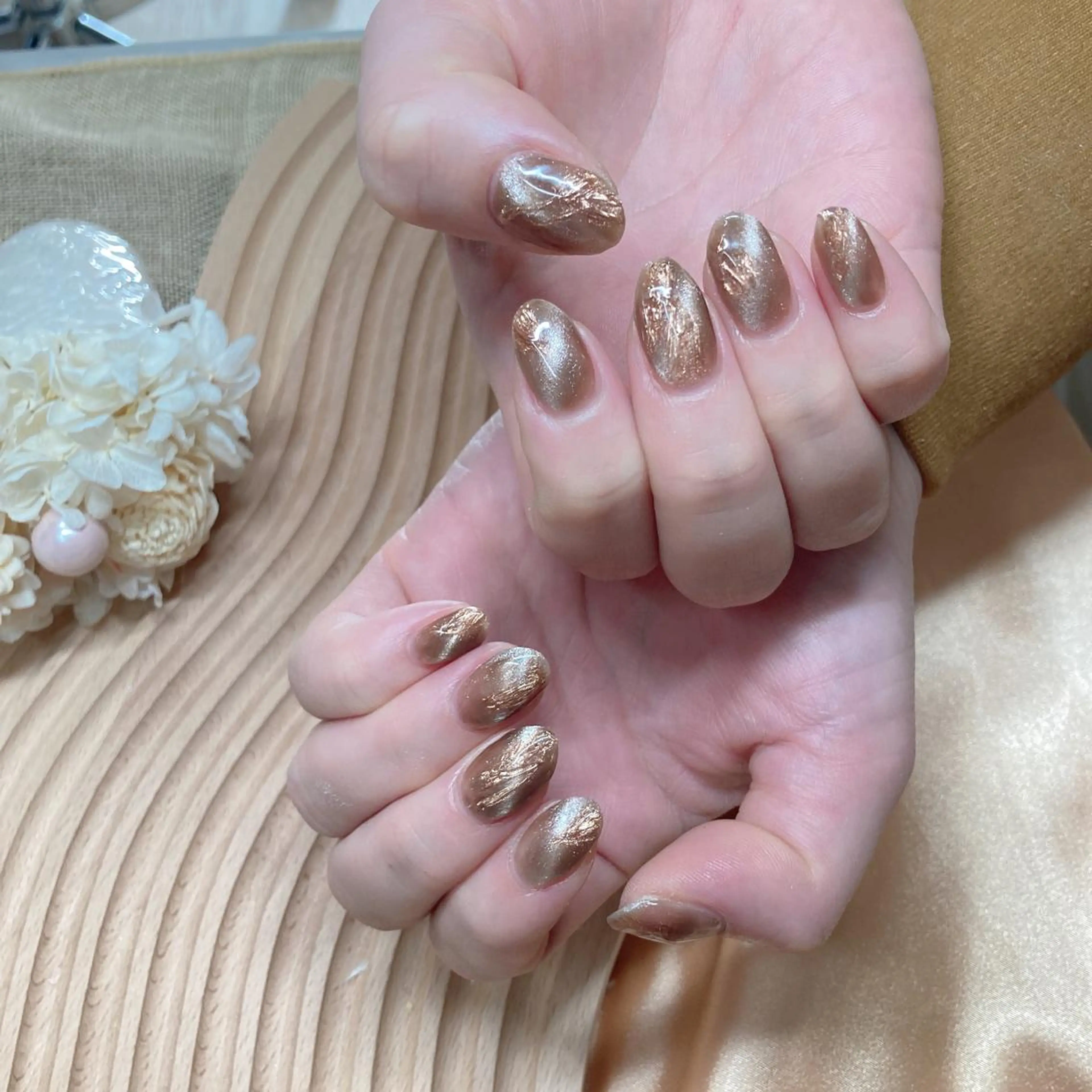 ミディアム ネイル Reonail 💕Kana💕のネイルデザイン