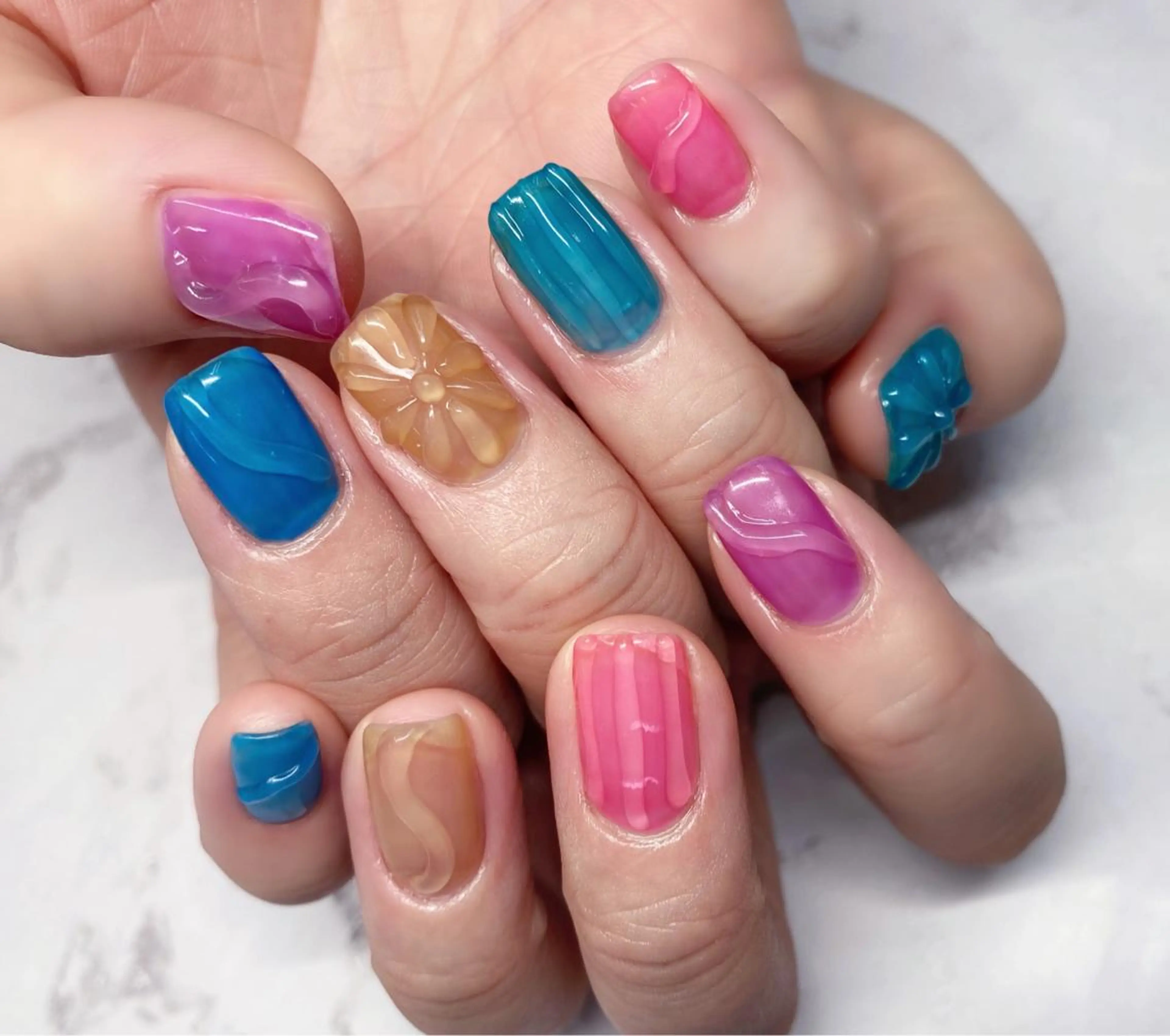 ネイル (∩_∩)ミモネイル /eyelashのマツエク・マツパデザイン