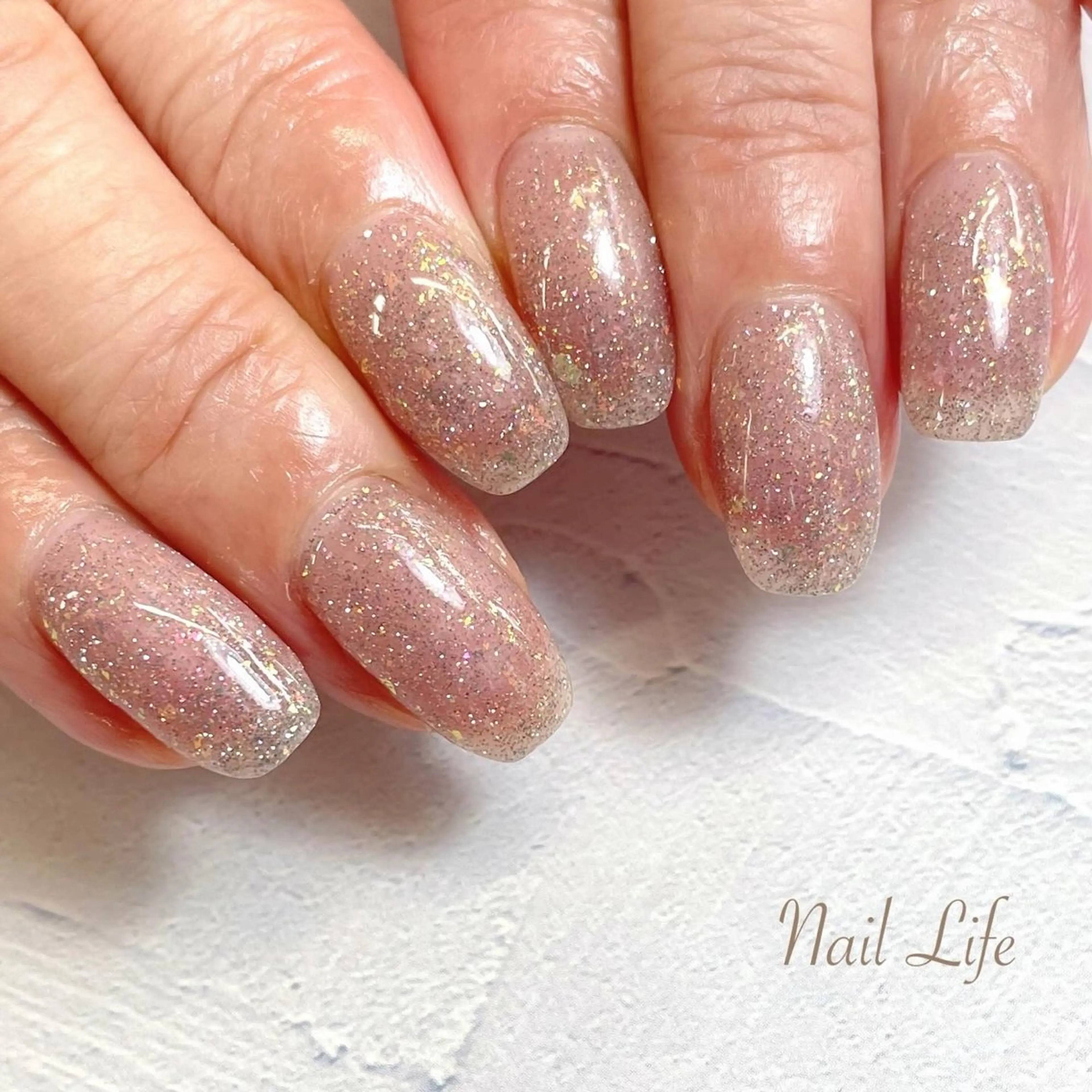 ネイル フラッシュネイル 韓国ネイル 大嶋 めぐみのネイルデザイン