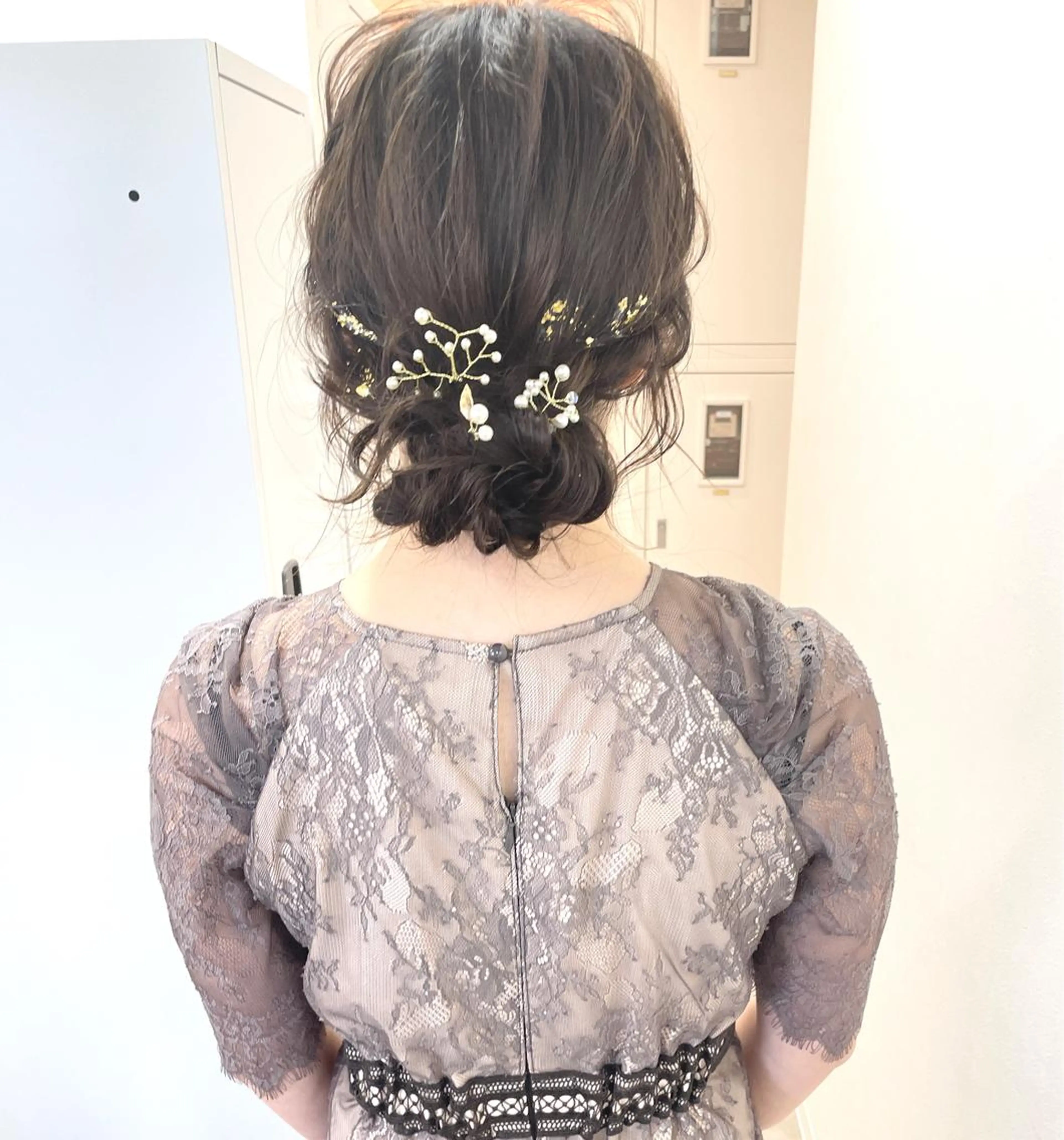 ヘアアレンジ misaki🎀 まろみ透け感カラーのヘアスタイル