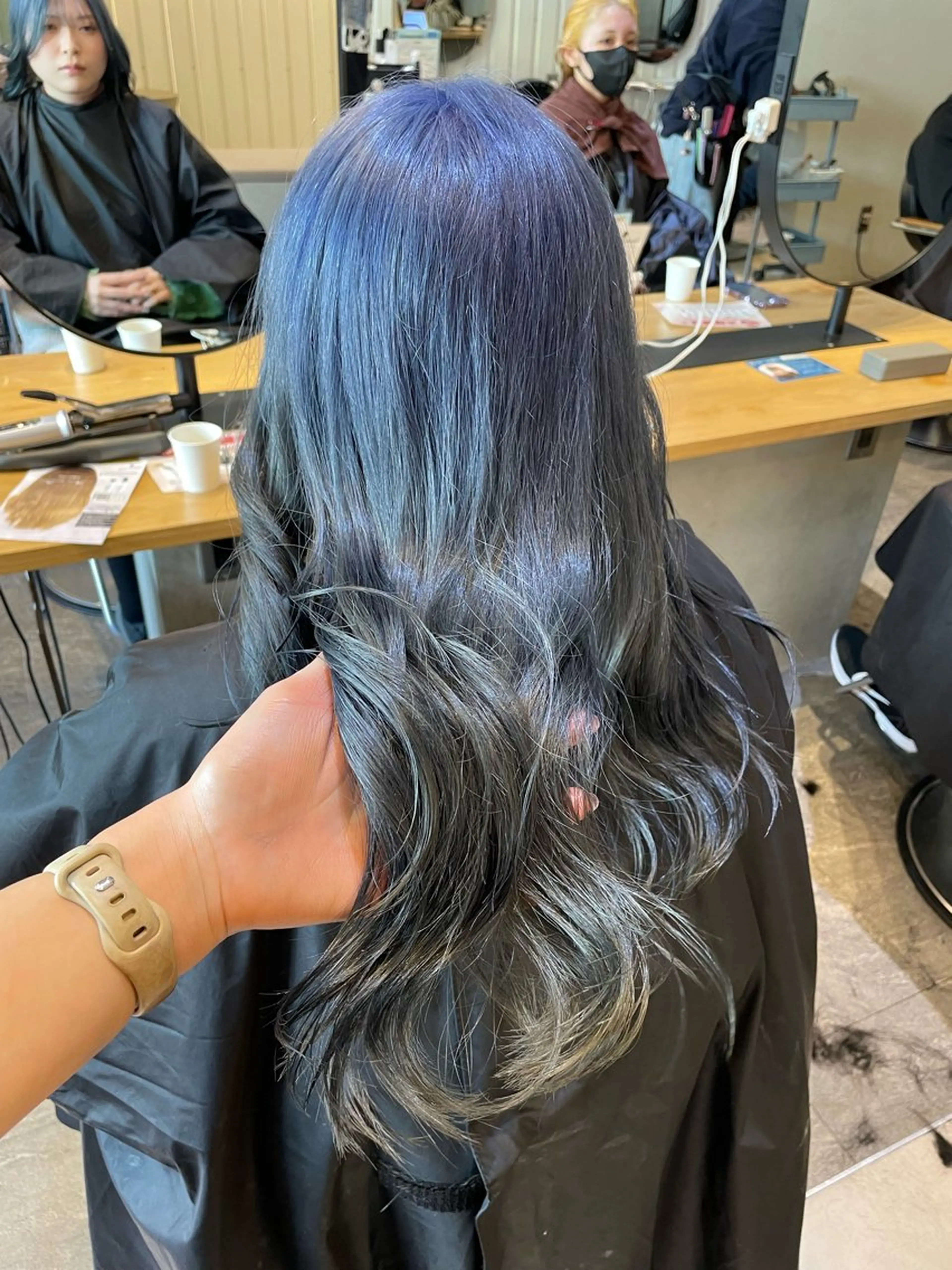 ロング カラー ヘアカラー 💘韓国レイヤー上 品カラーruru💘のヘアスタイル