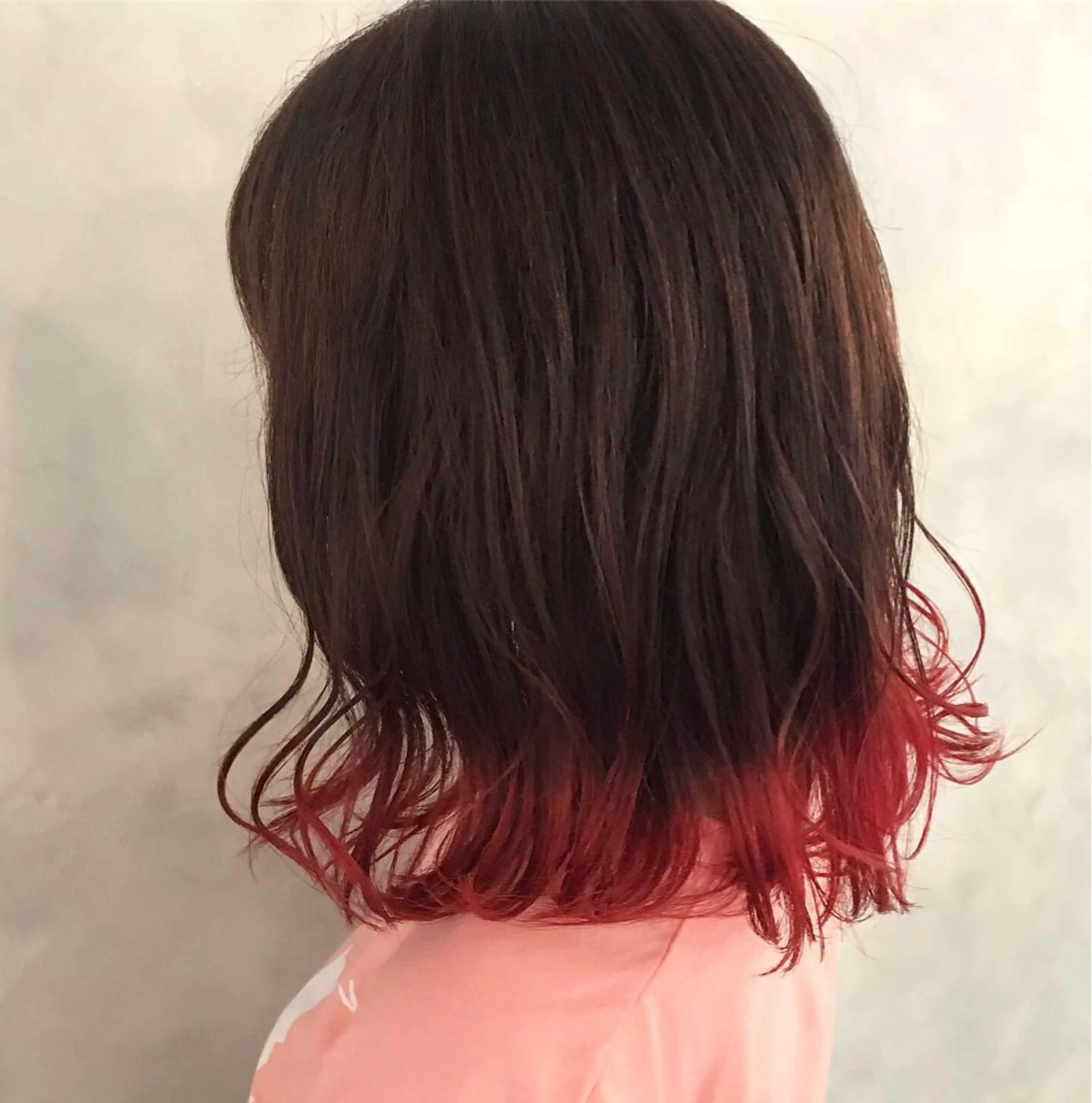 ミディアム カラー カット ヘアカラー GO TODAY所属・ハイトーン/小顔 カット/Ayumuのヘアスタイル