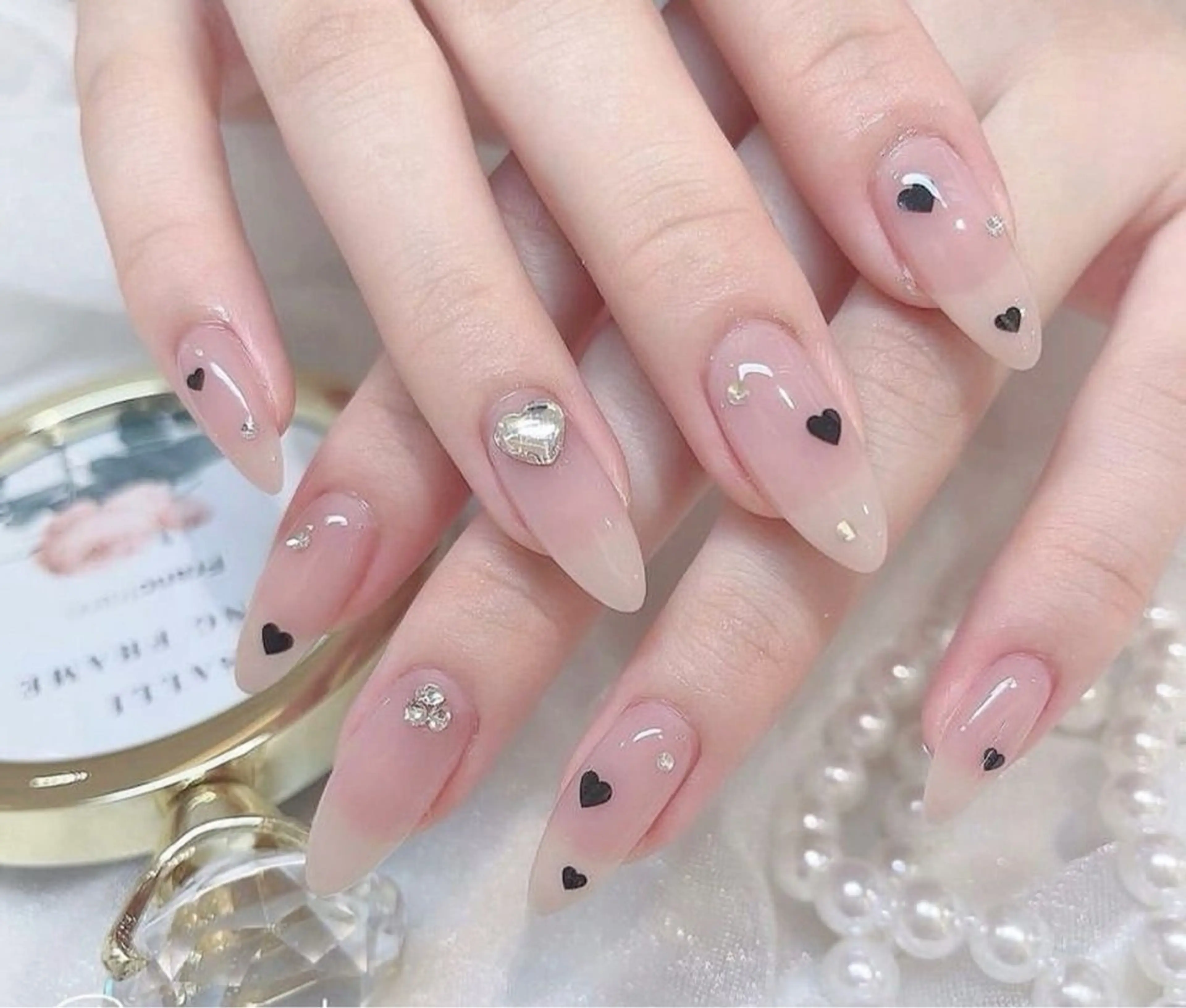 ネイル 韓国ネイル 持ち込み ネイルチップ ハンドネイル RINN ANA.CHUOのネイルデザイン