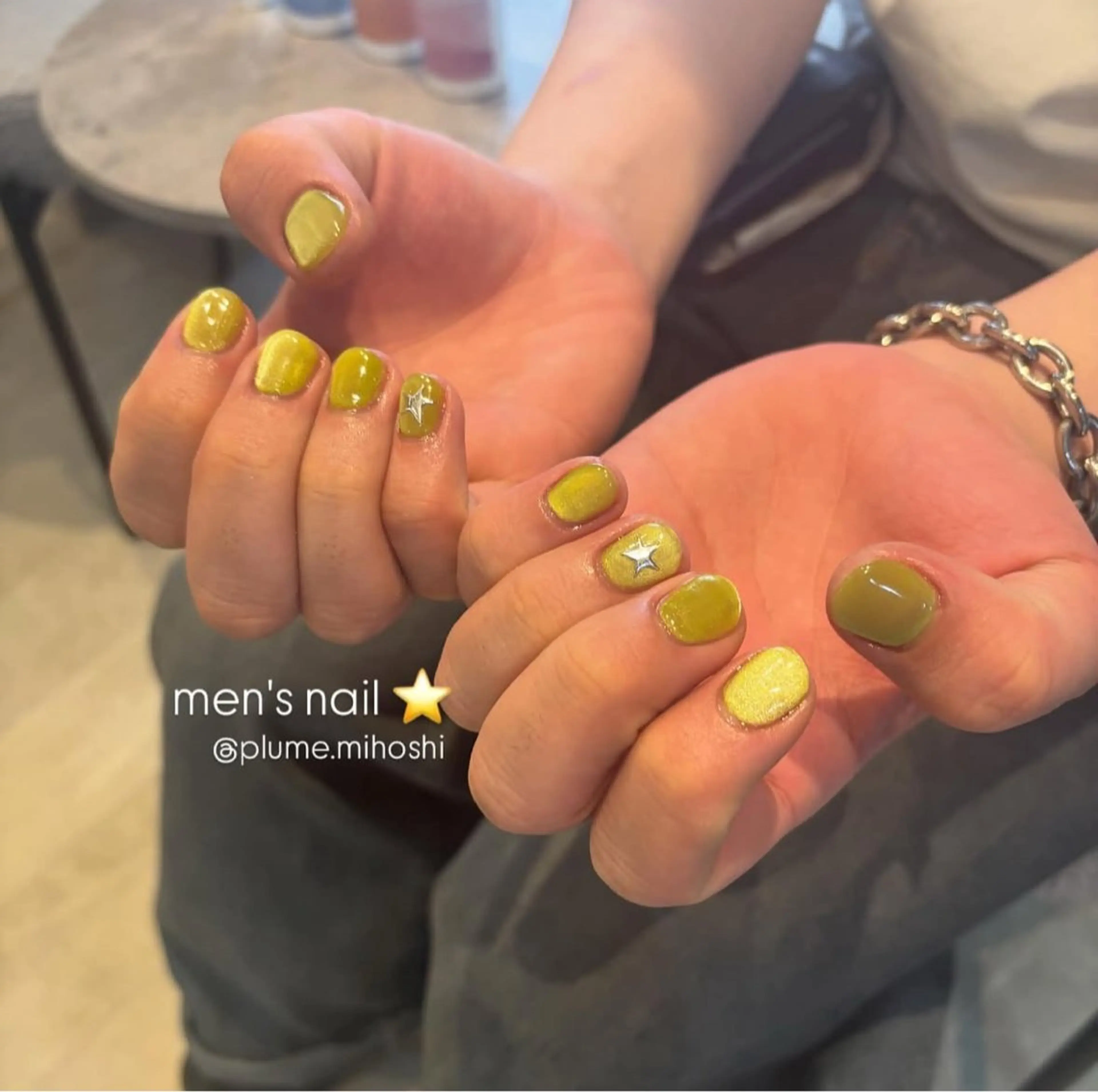 ネイル メンズネイル plume. MIHOSHIのネイルデザイン