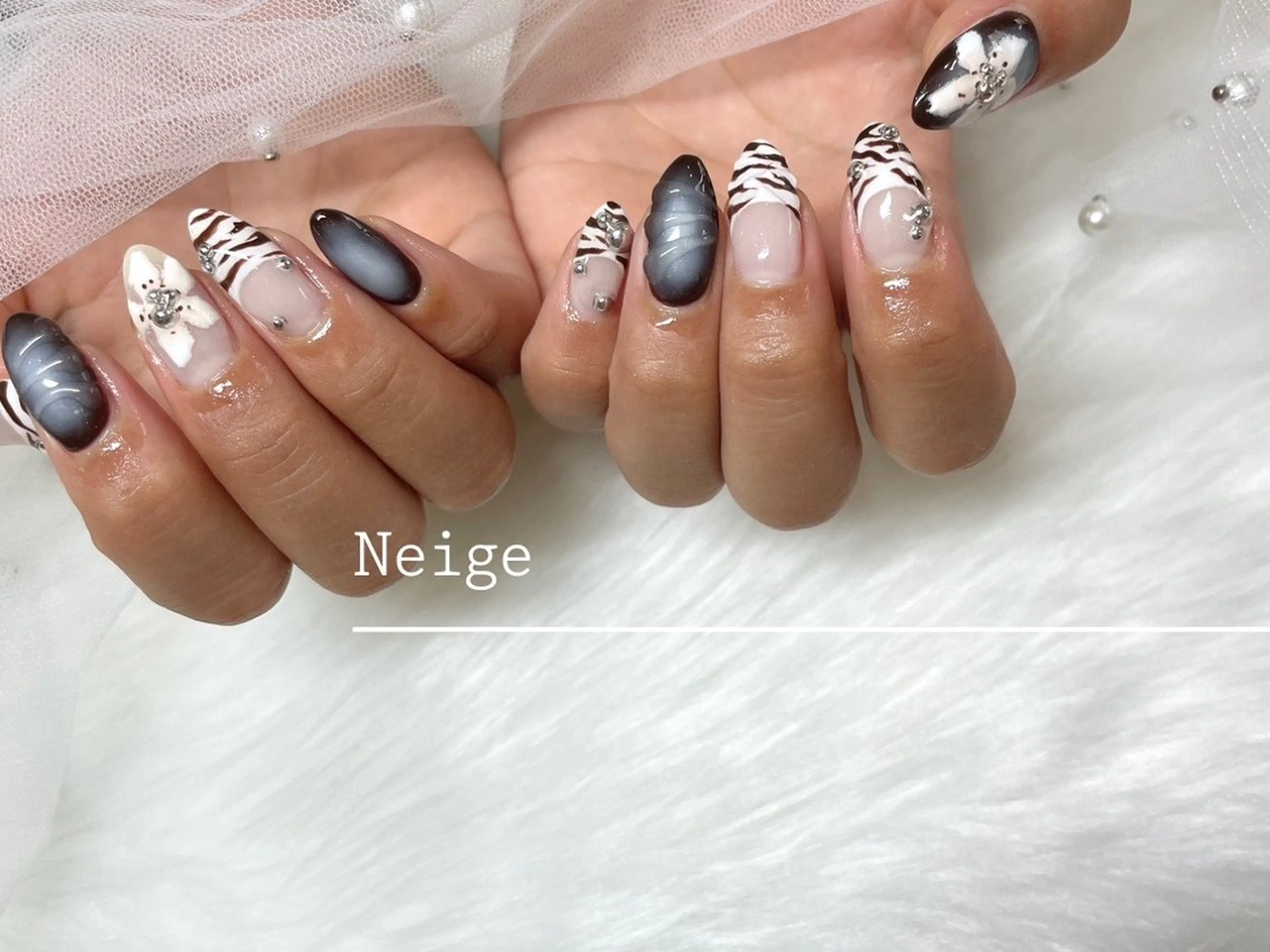 ネイル ハンドネイル Neige‪𓂃ai ＊梅津 / 松尾のネイルデザイン