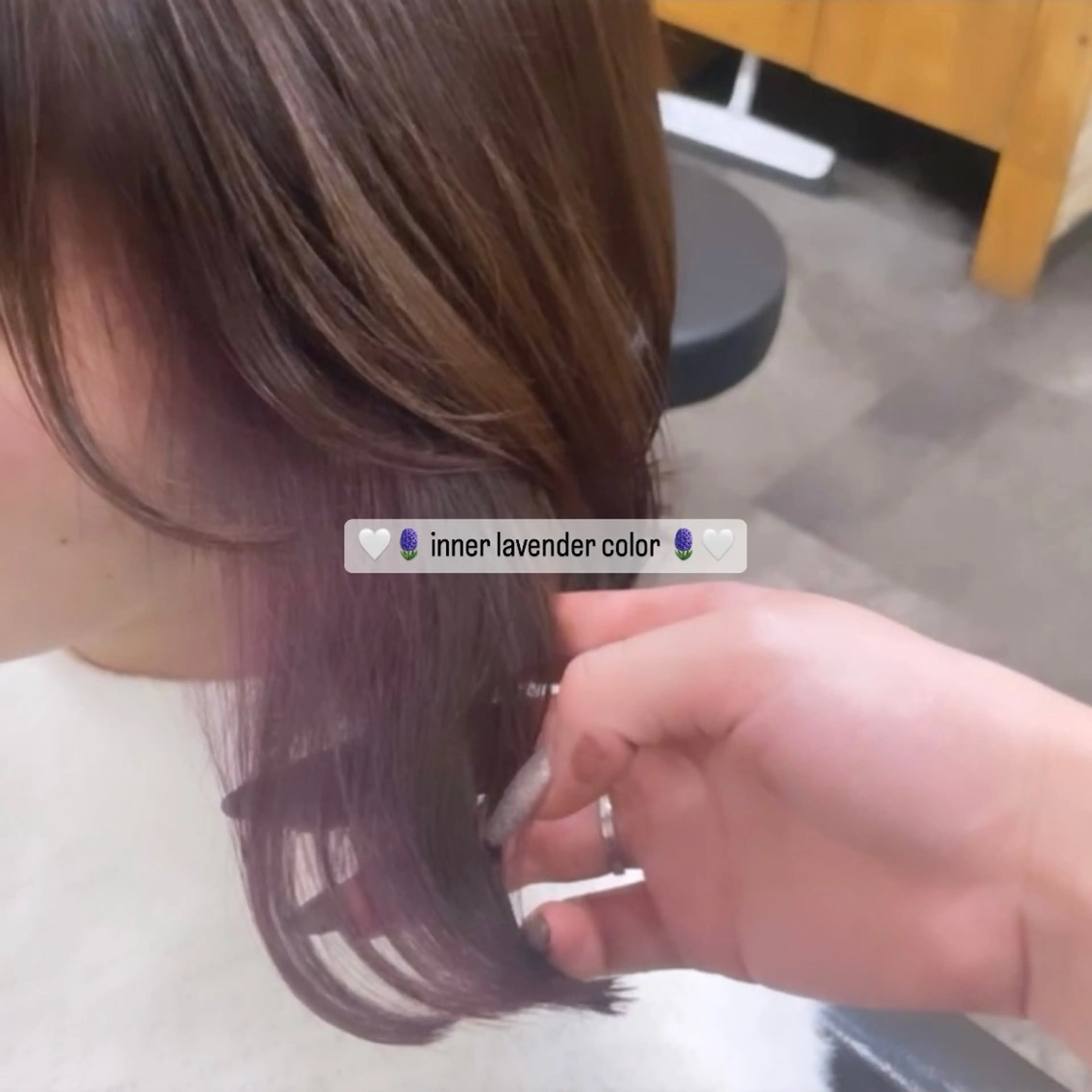 ミディアム カラー 𝐑𝐢𝐤𝐚 ໒꒱♡のヘアスタイル