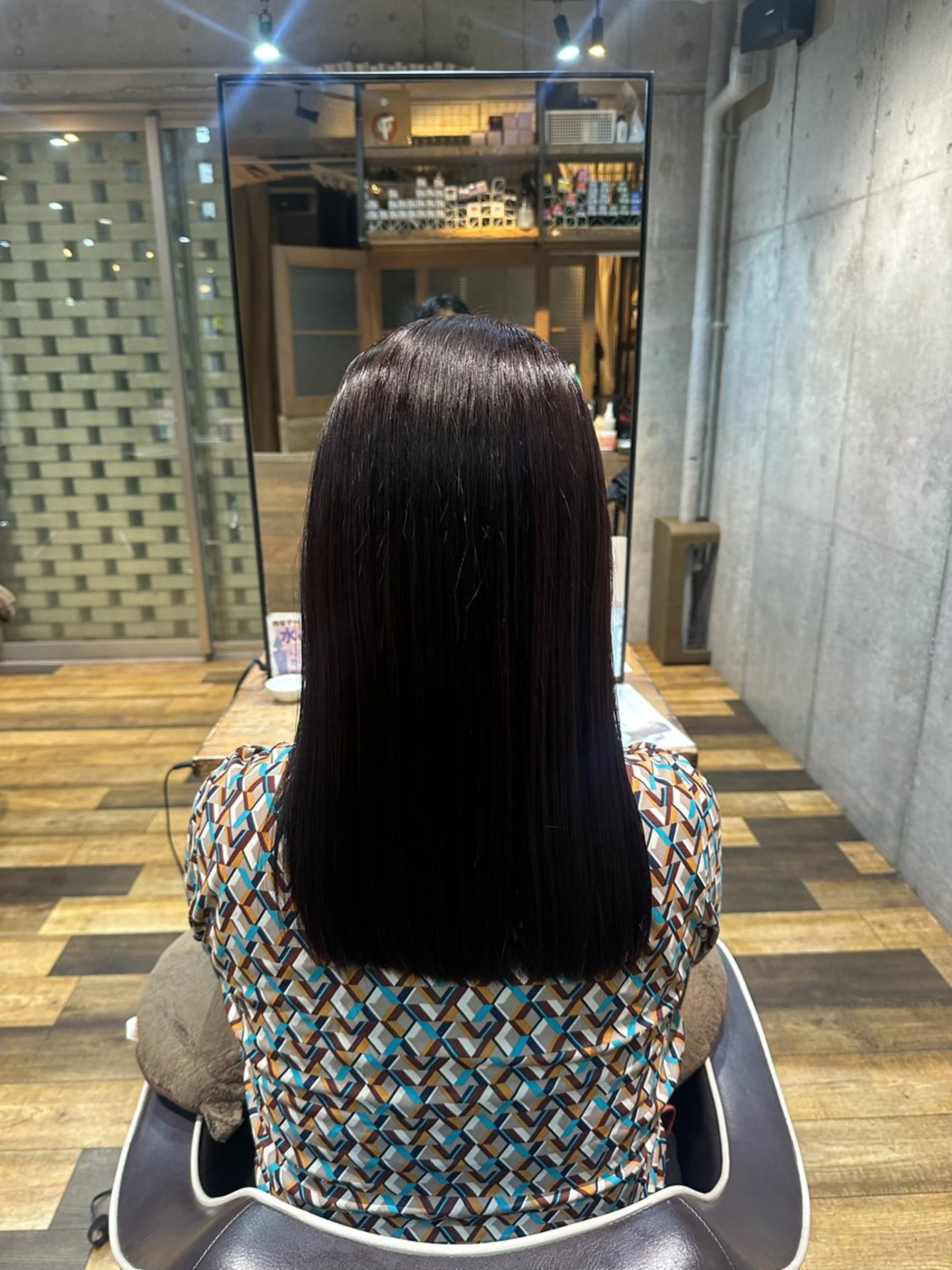 セミロング ヘアカラー flannel 優介のヘアスタイル