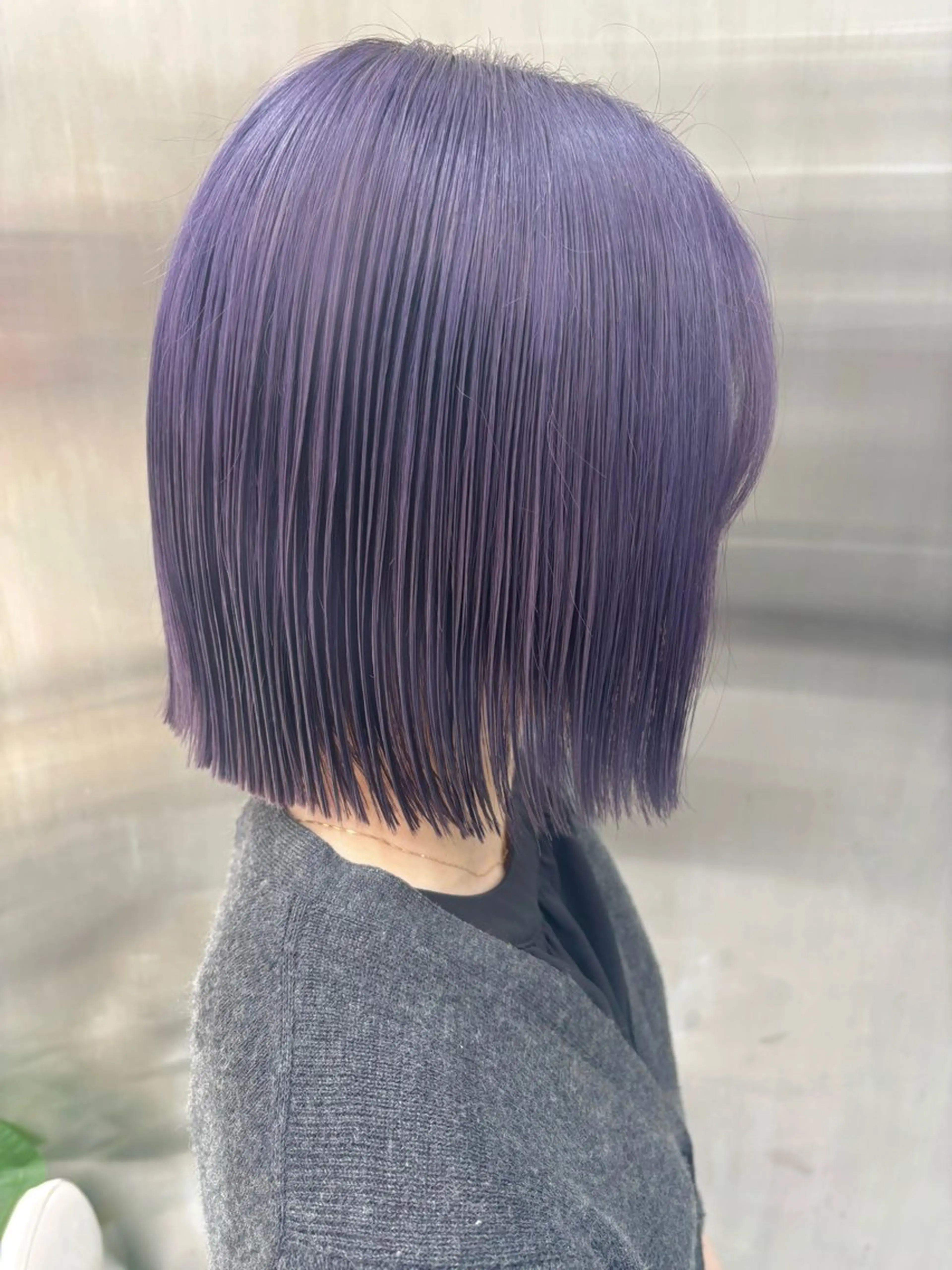 ショート カラー ラベンダーカラー ACTION心斎橋店 Lisaのヘアスタイル