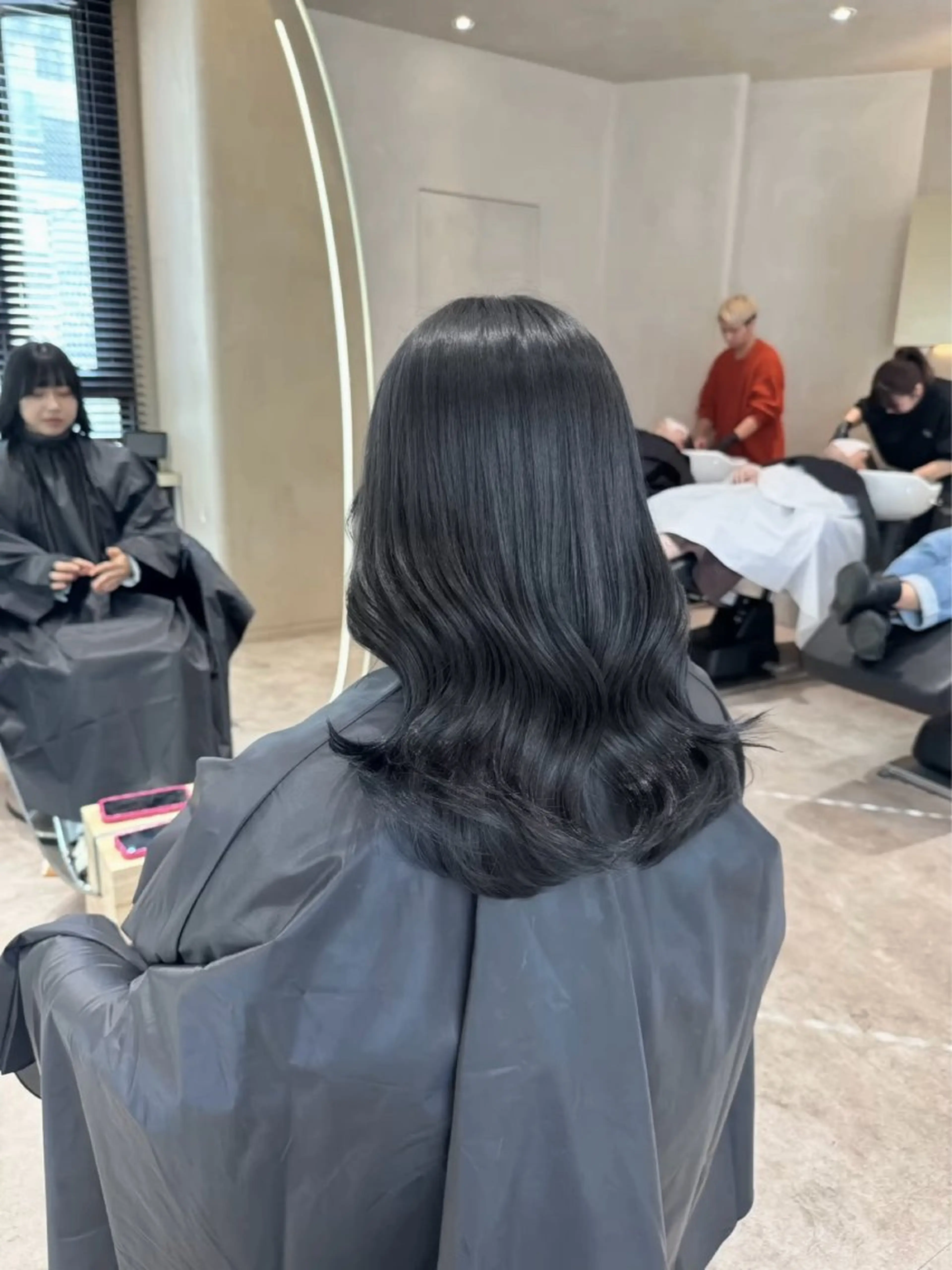 セミロング カット ヘアカラー トリートメント 韓国ヘア/館林美容室 /髪質改善/涼のヘアスタイル