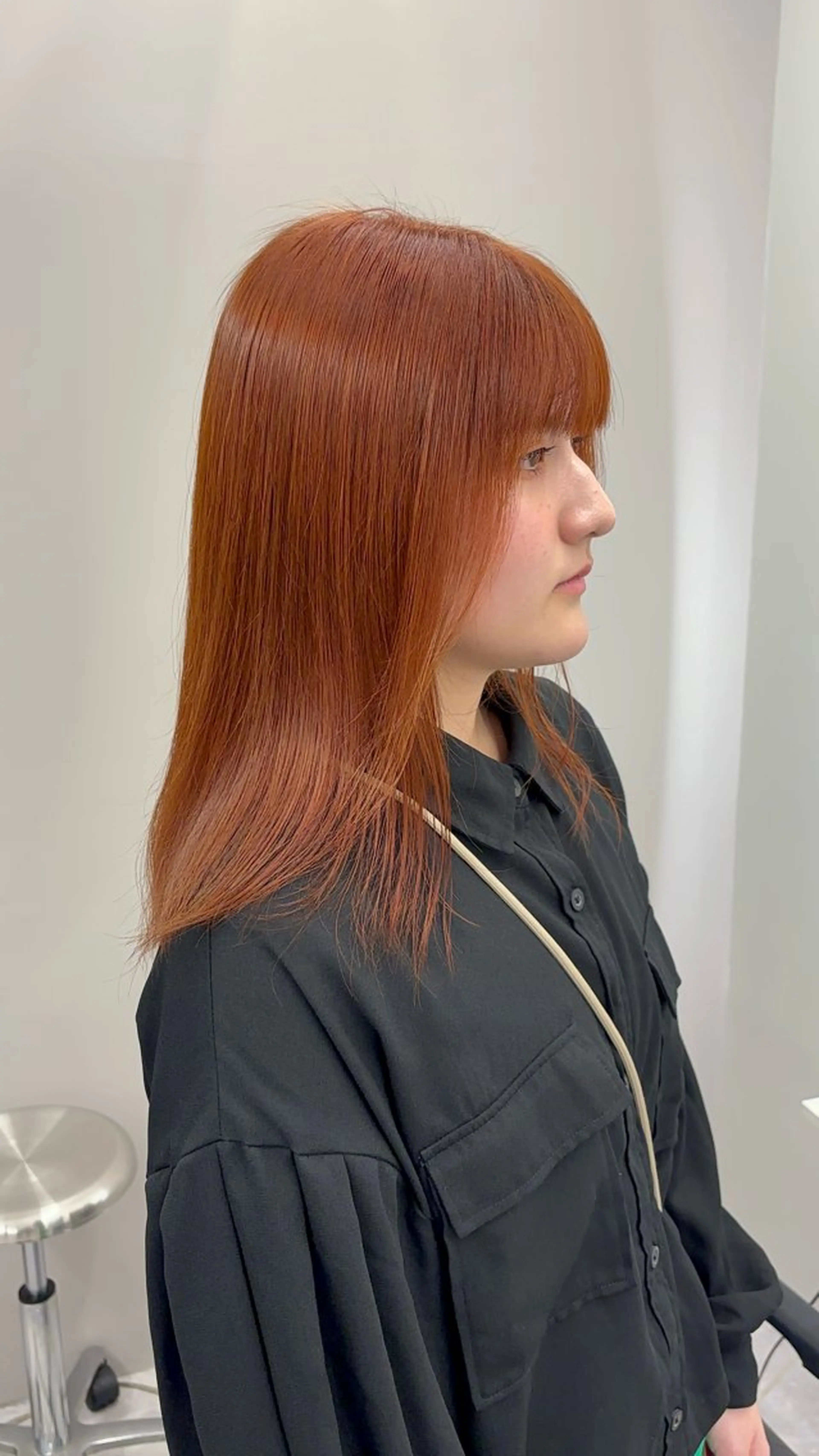 ミディアム カラー ヘアカラー トリートメント leben serikaのヘアスタイル