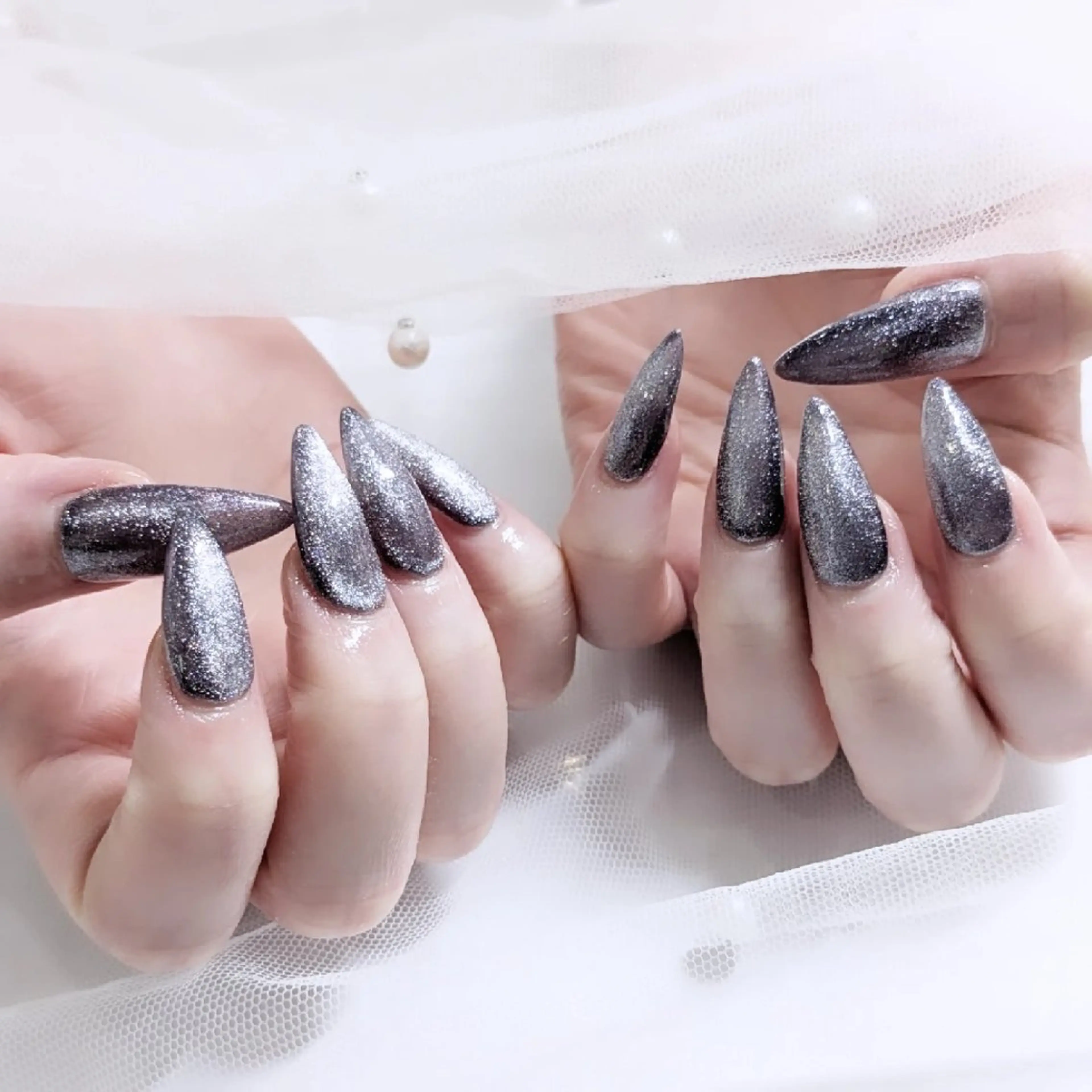 ネイル スカルプネイル Lily nail 船橋 yuki🍒のネイルデザイン
