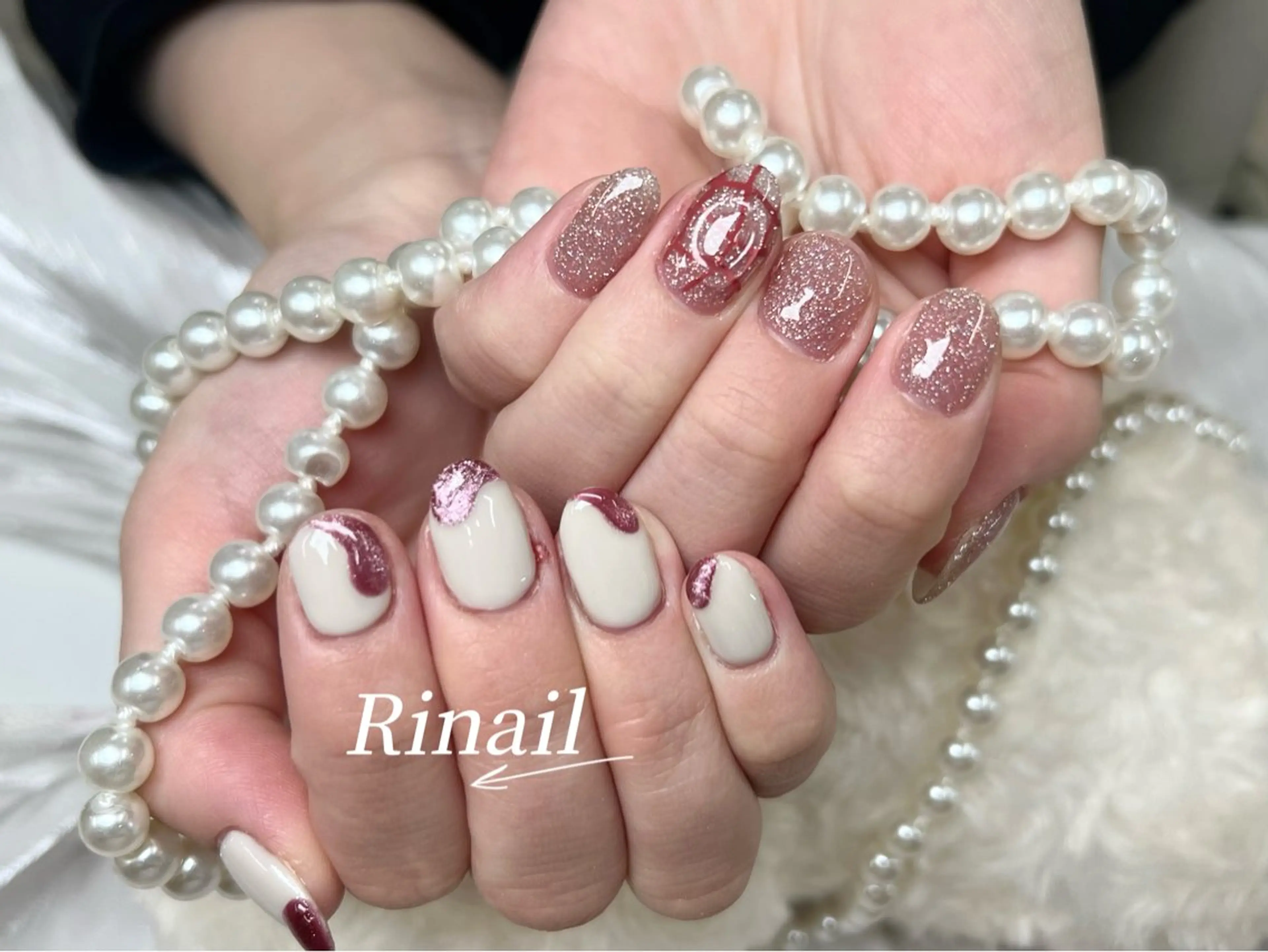 ネイル アートネイル チークネイル 長さ出し フラッシュネイル フットネイル ハンドネイル フットネイル ハンドケア YK Rinのネイルデザイン