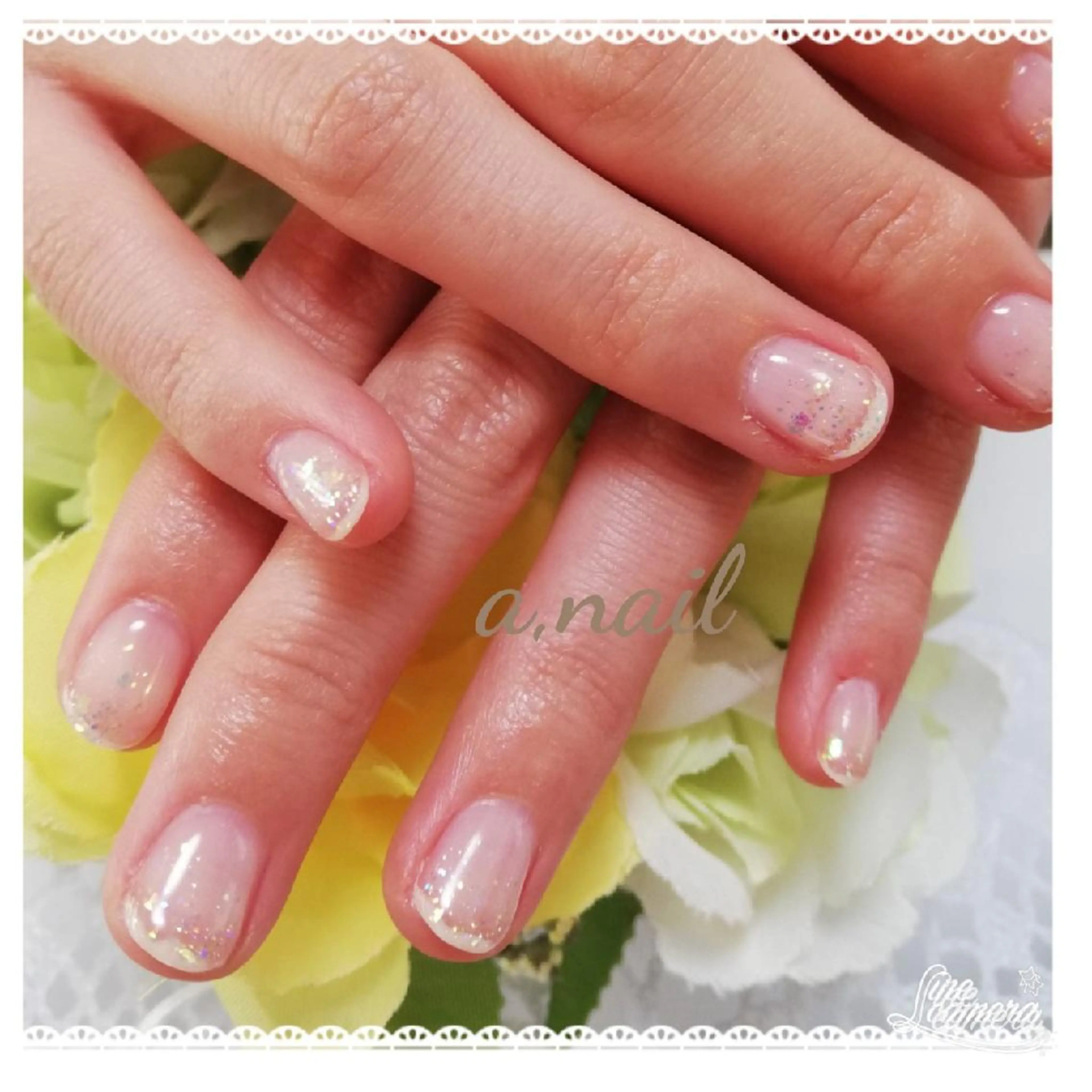 ネイル ホログラムネイル キラキラネイル ラメ(グリッター) ネイルサロン エーネイルのネイルデザイン