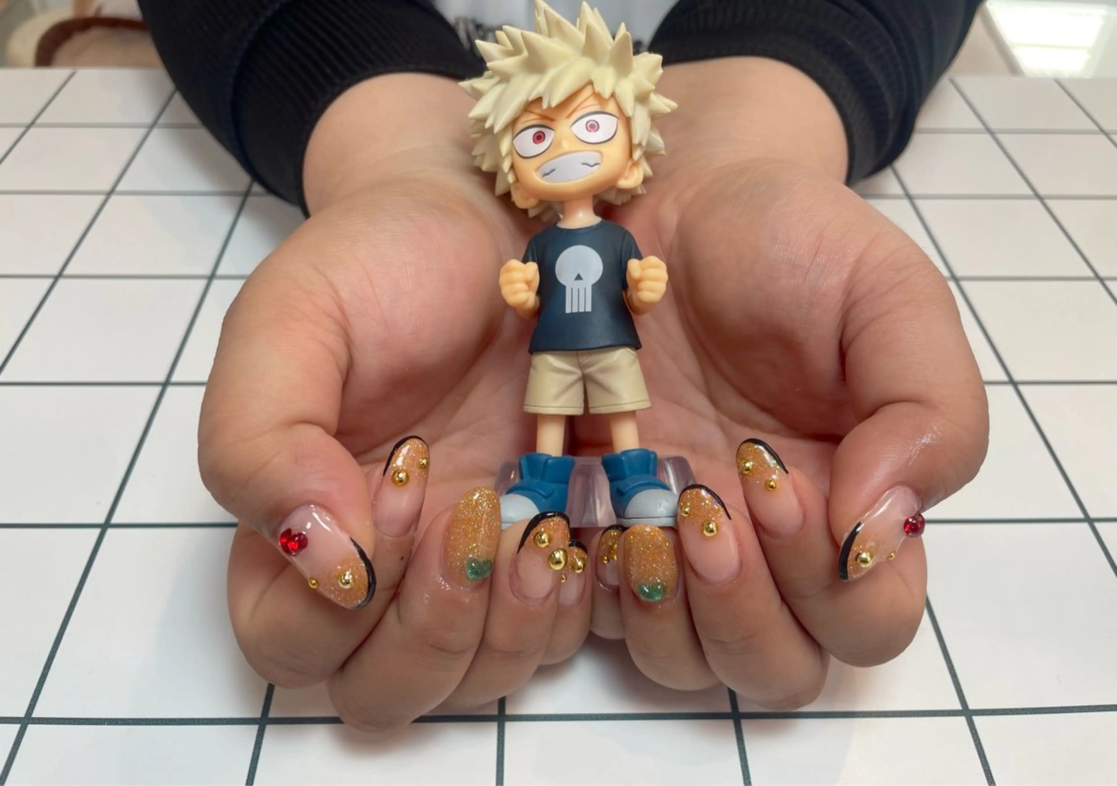 ネイル オレンジ nail salon POPPYのネイルデザイン