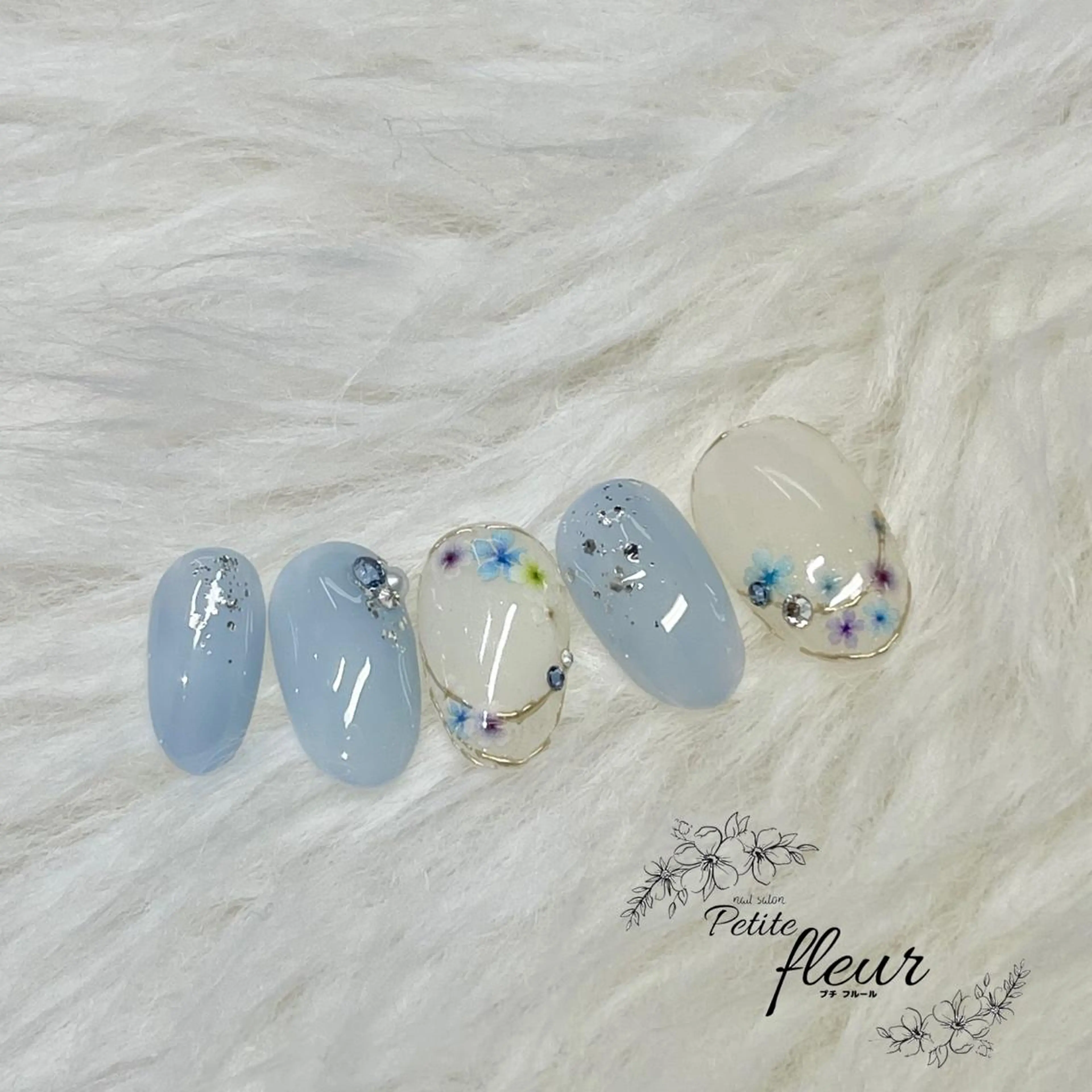 ネイル ❁⃘*。Petite fleur❁⃘*りさのネイルデザイン