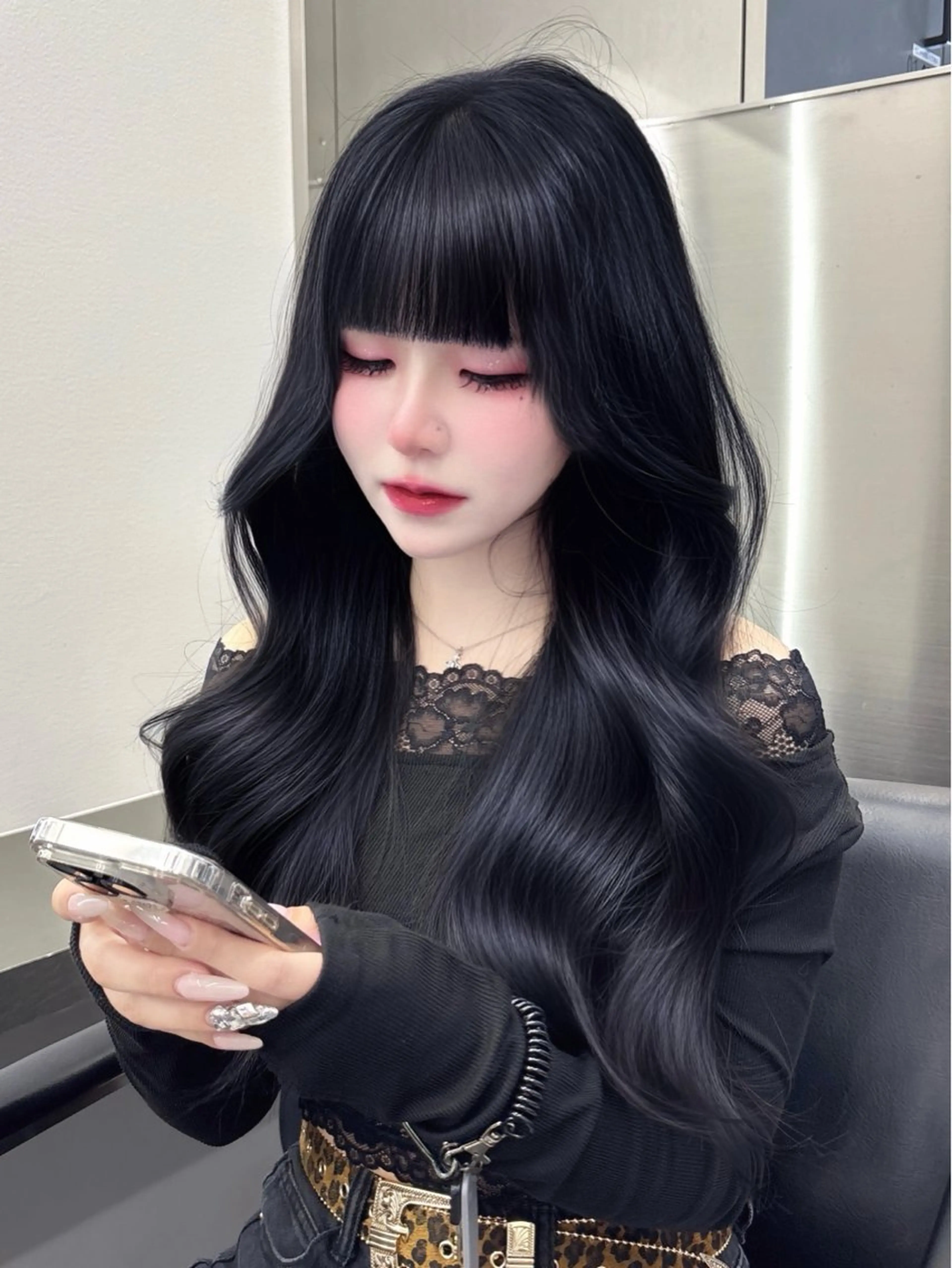 ロング カラー MAEUL NAGOYA所属・⛓ワンホンレイヤー 🥀🖤/あいりのヘアスタイル