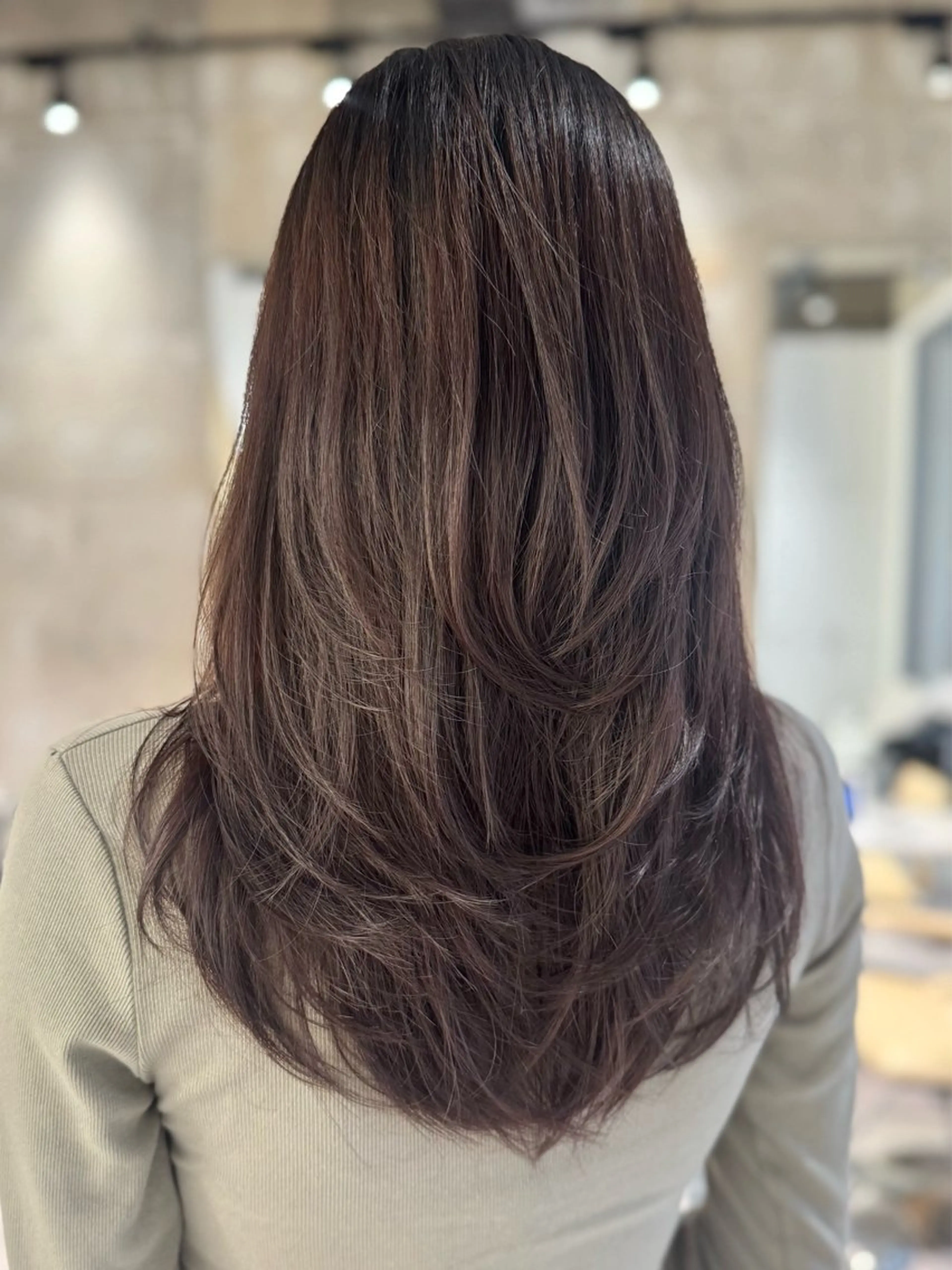 ロング カラー カット トリートメント ☀️海外レイヤー 🇺🇸/ヒナコのヘアスタイル