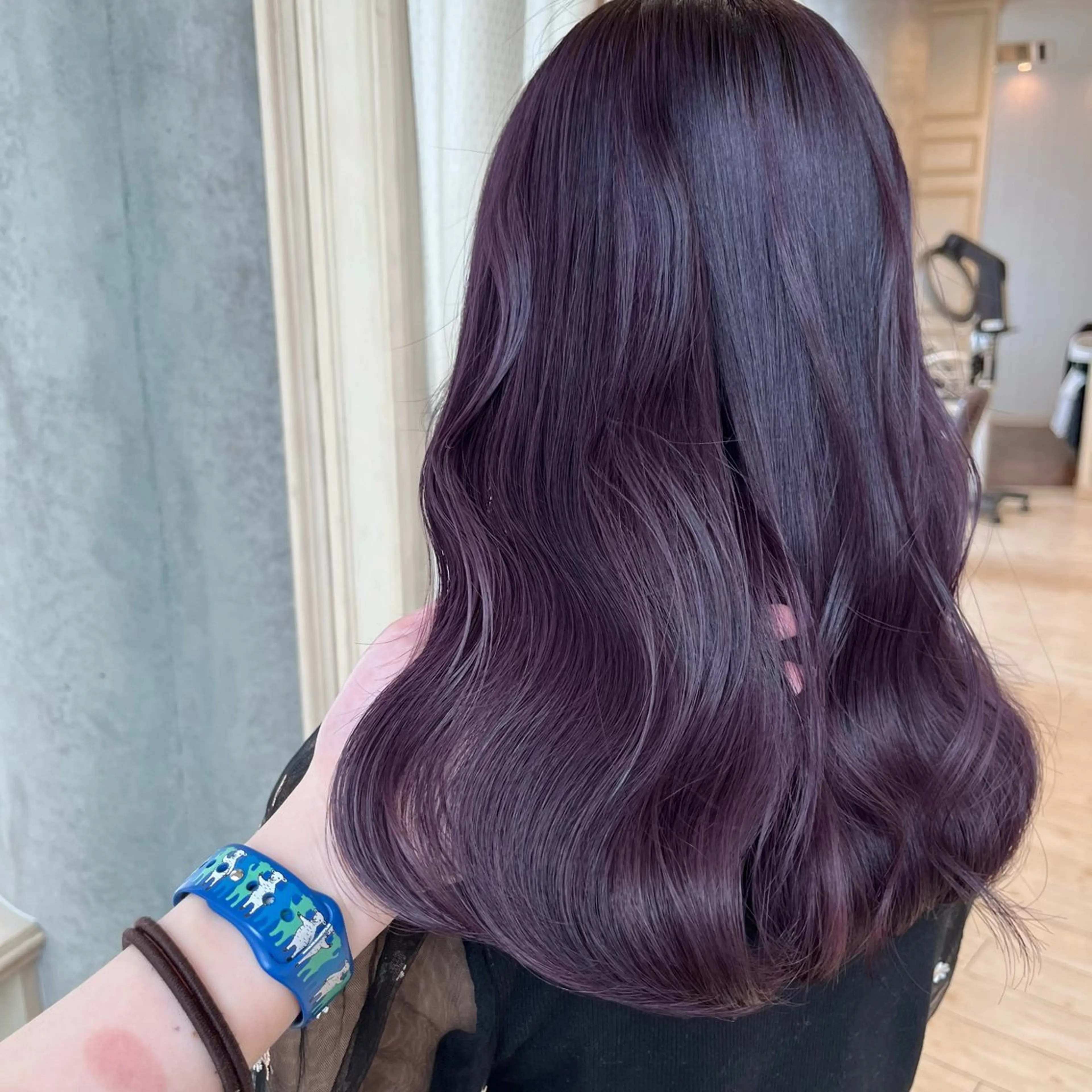 セミロング カラー すみす🎀ヘアメ/ 艶カラー/エクステのヘアスタイル