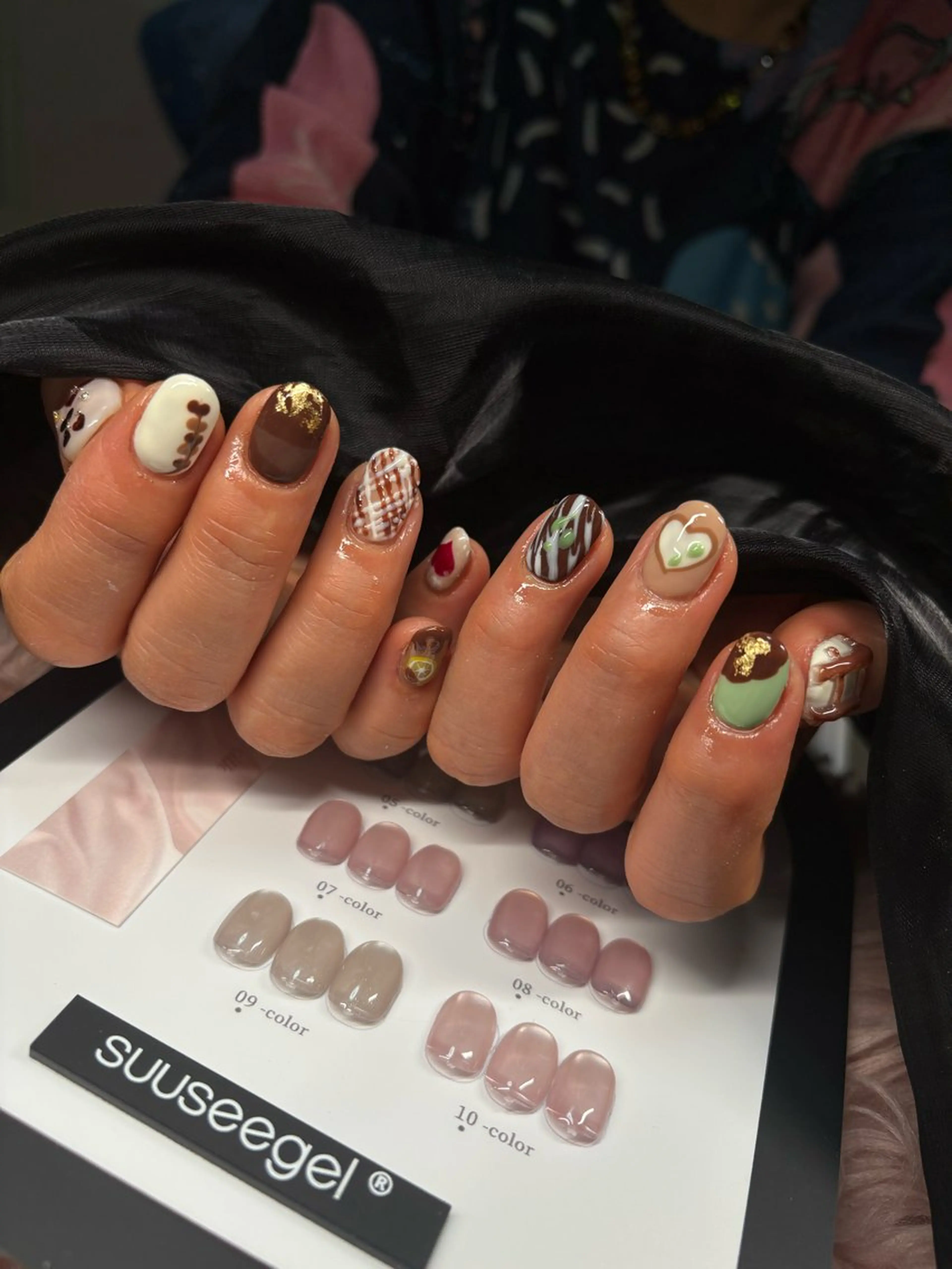 ネイル バレンタイン HandSnail 座間自宅ネイルサロンのネイルデザイン