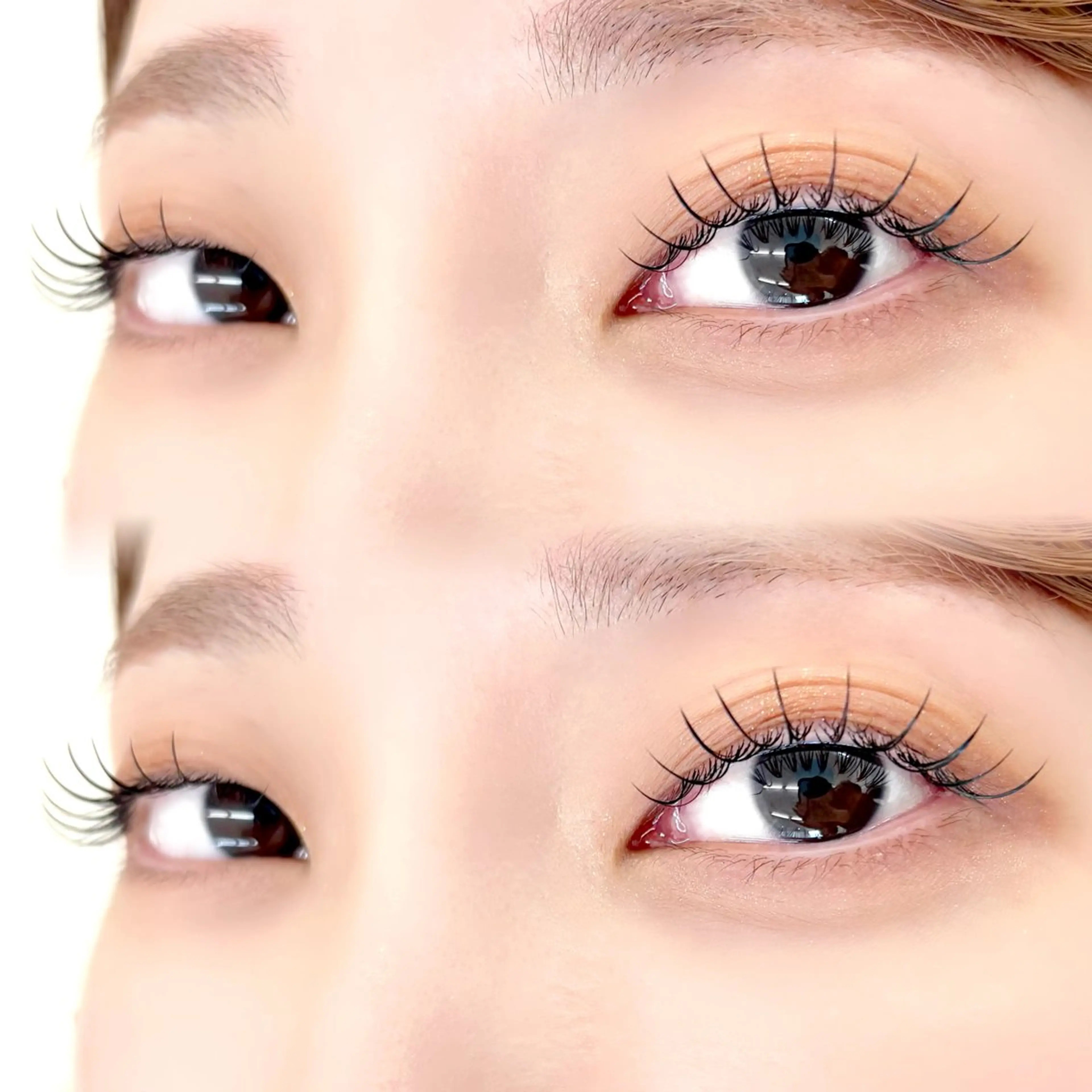マツエク・マツパ 束感まつ毛 フラットラッシュ 韓国風マツエク ナチュラル まつげパーマ マツエク CLUTCH🫧 ayanoのマツエク・マツパデザイン