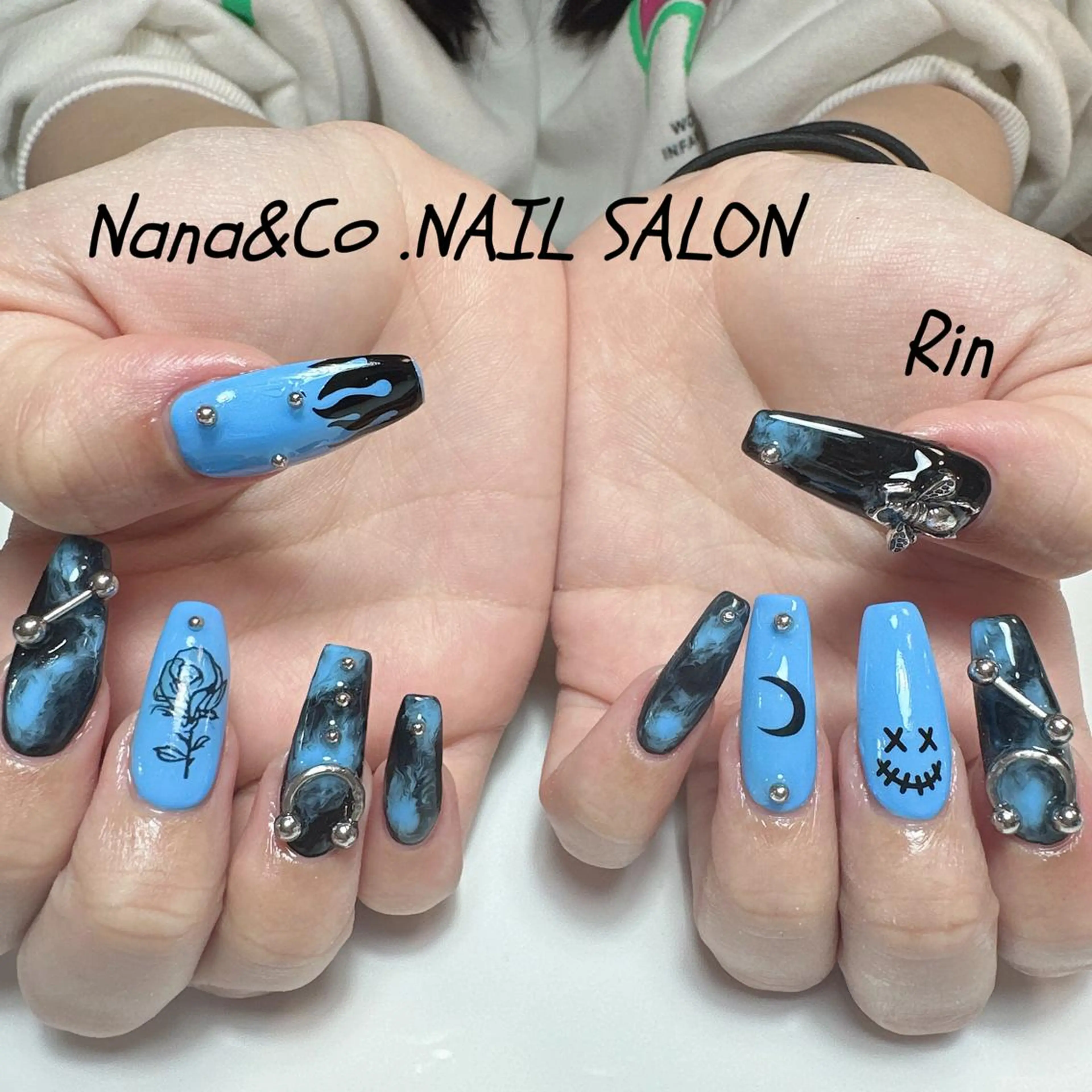 チップ長さだしシンプルつけ放題の写真