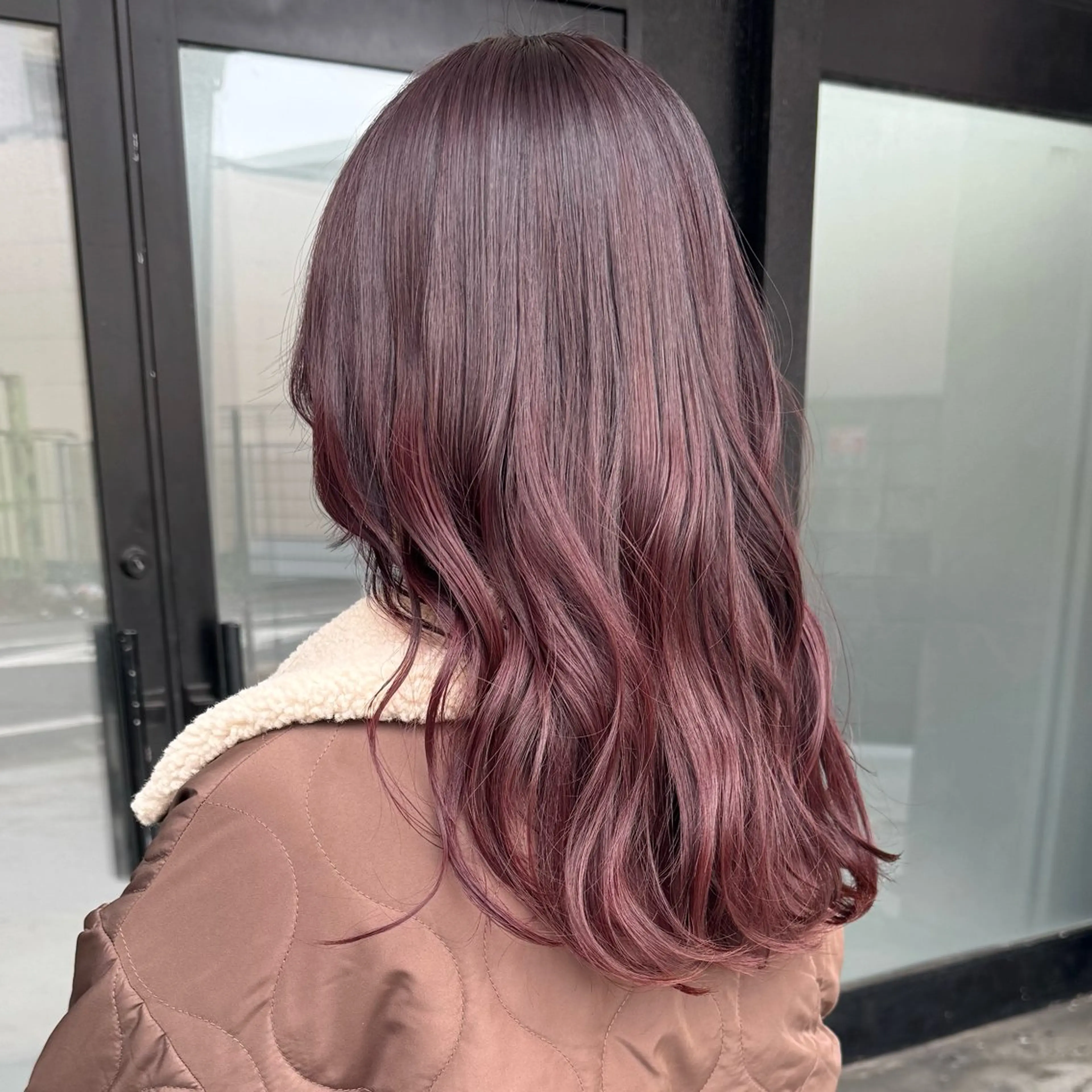 セミロング カラー 暖色カラー/ブリーチ 🎀オビツメイ🎀のヘアスタイル