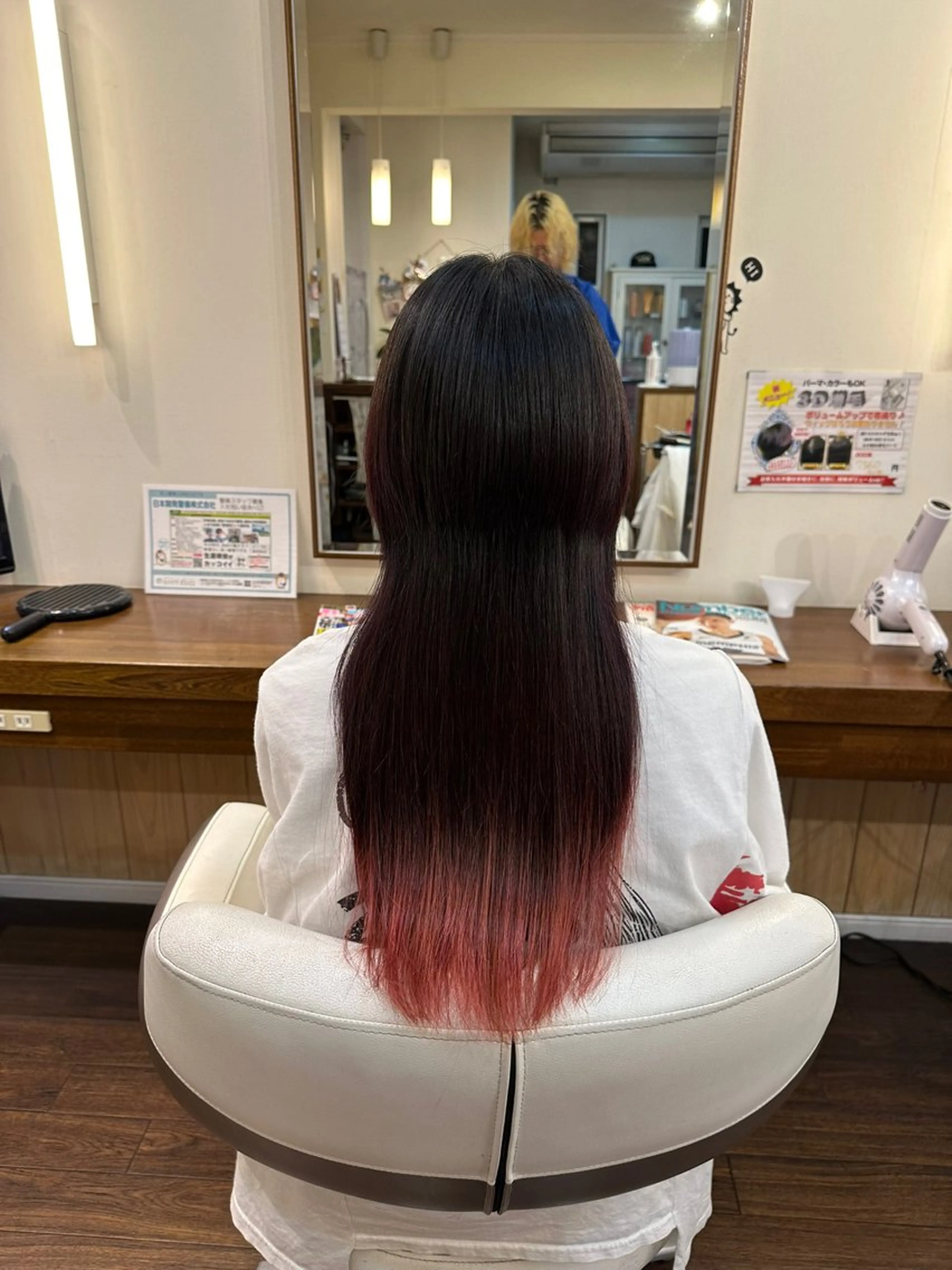 ロング ロング 濱野 黎士のヘアスタイル