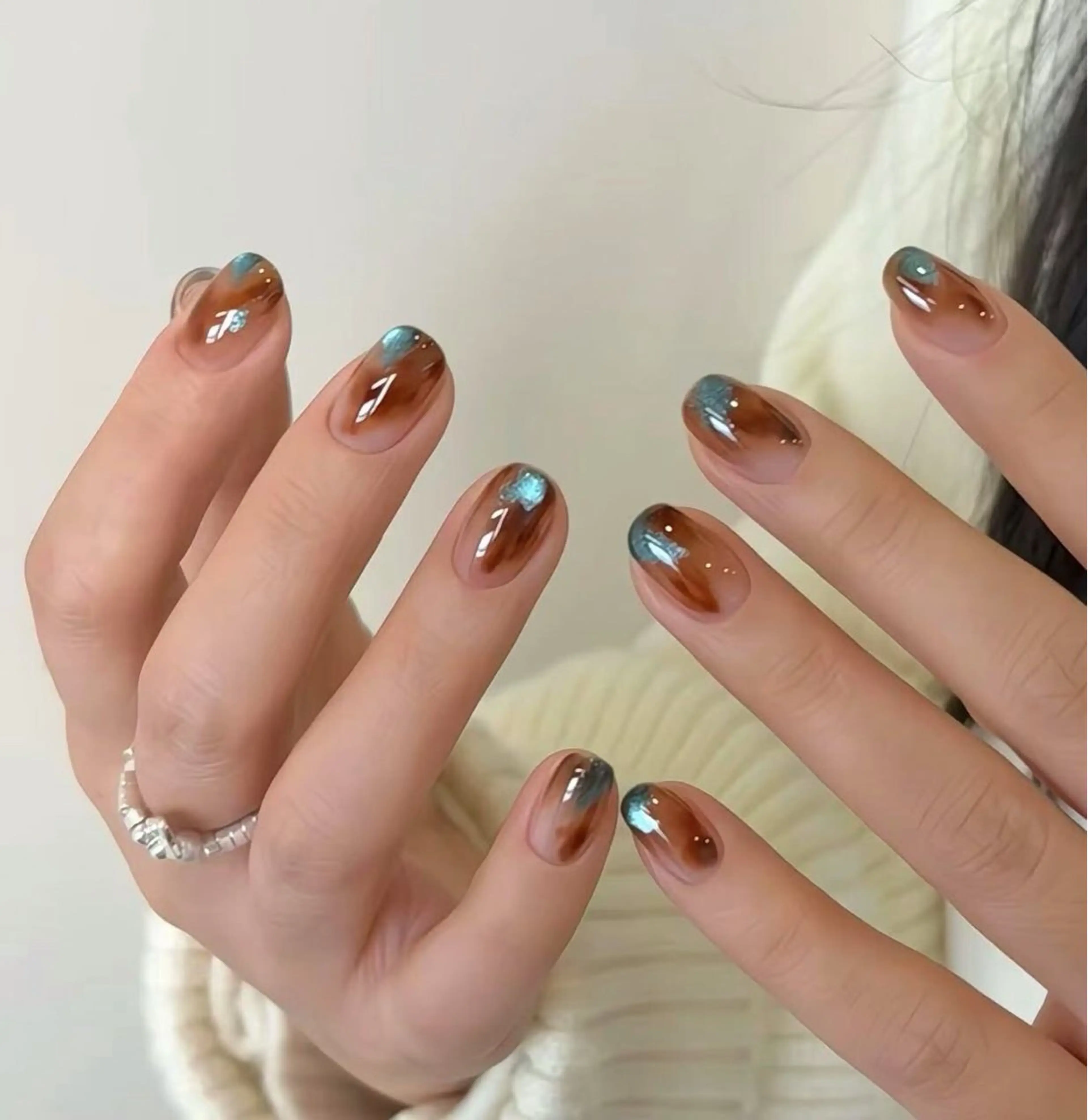 ネイル 小 雨のネイルデザイン