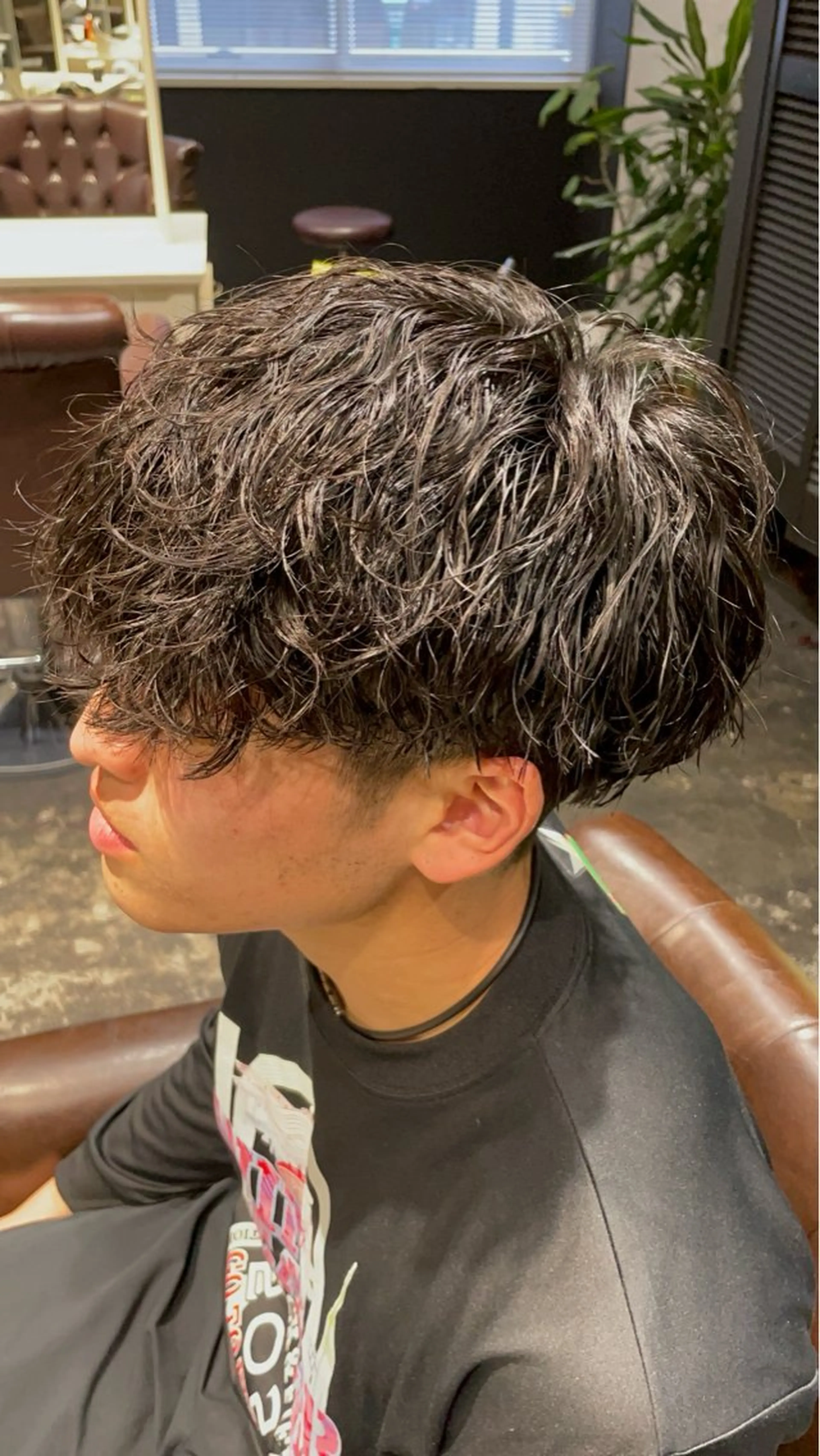 パーマ メンズ カット パーマ 💈メンズ職人 ルキト💈のヘアスタイル