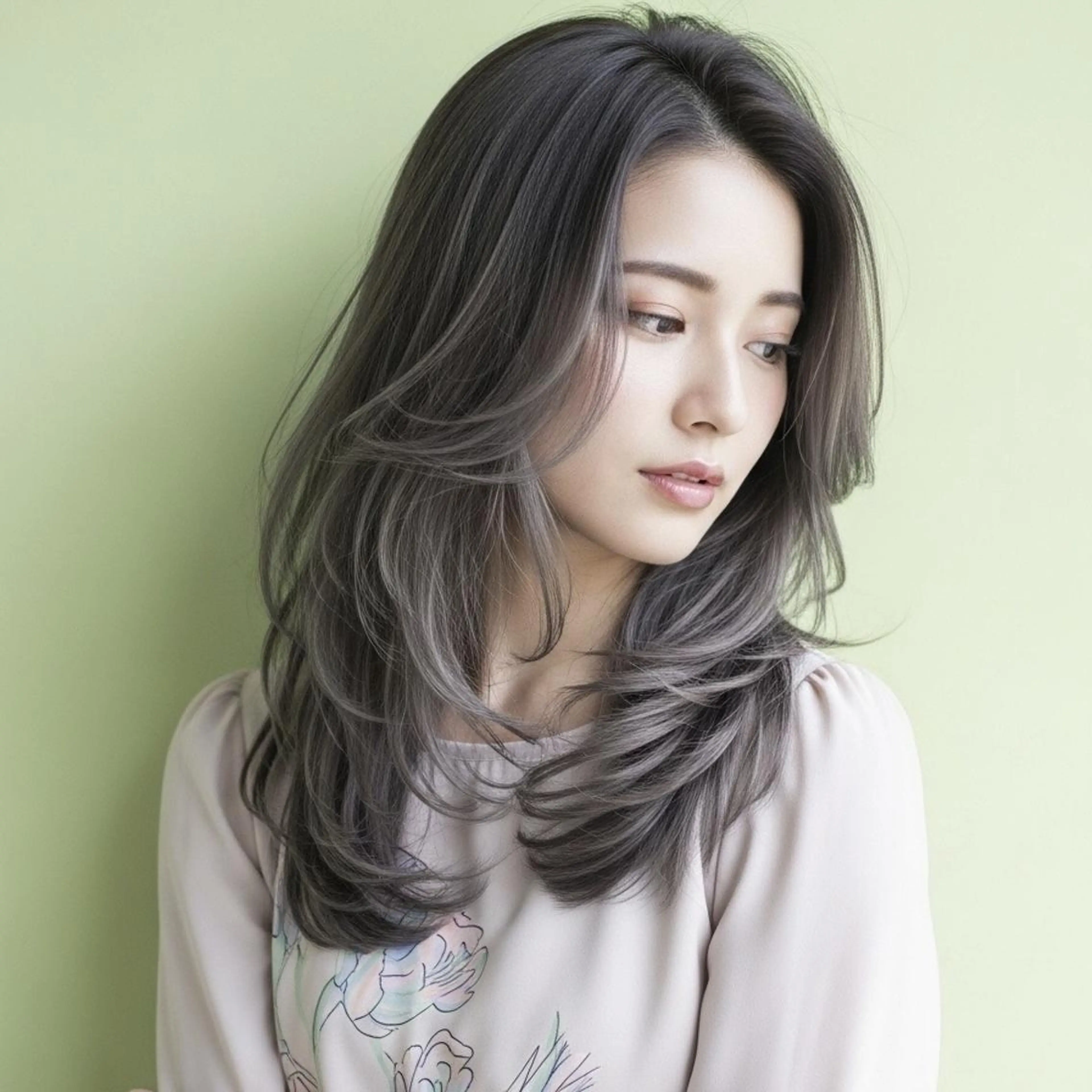 【✨迷ったらコレ!¥16600→¥12000】似合わせカット&カラー&トリートメント(オージュア4step)⭐️の写真