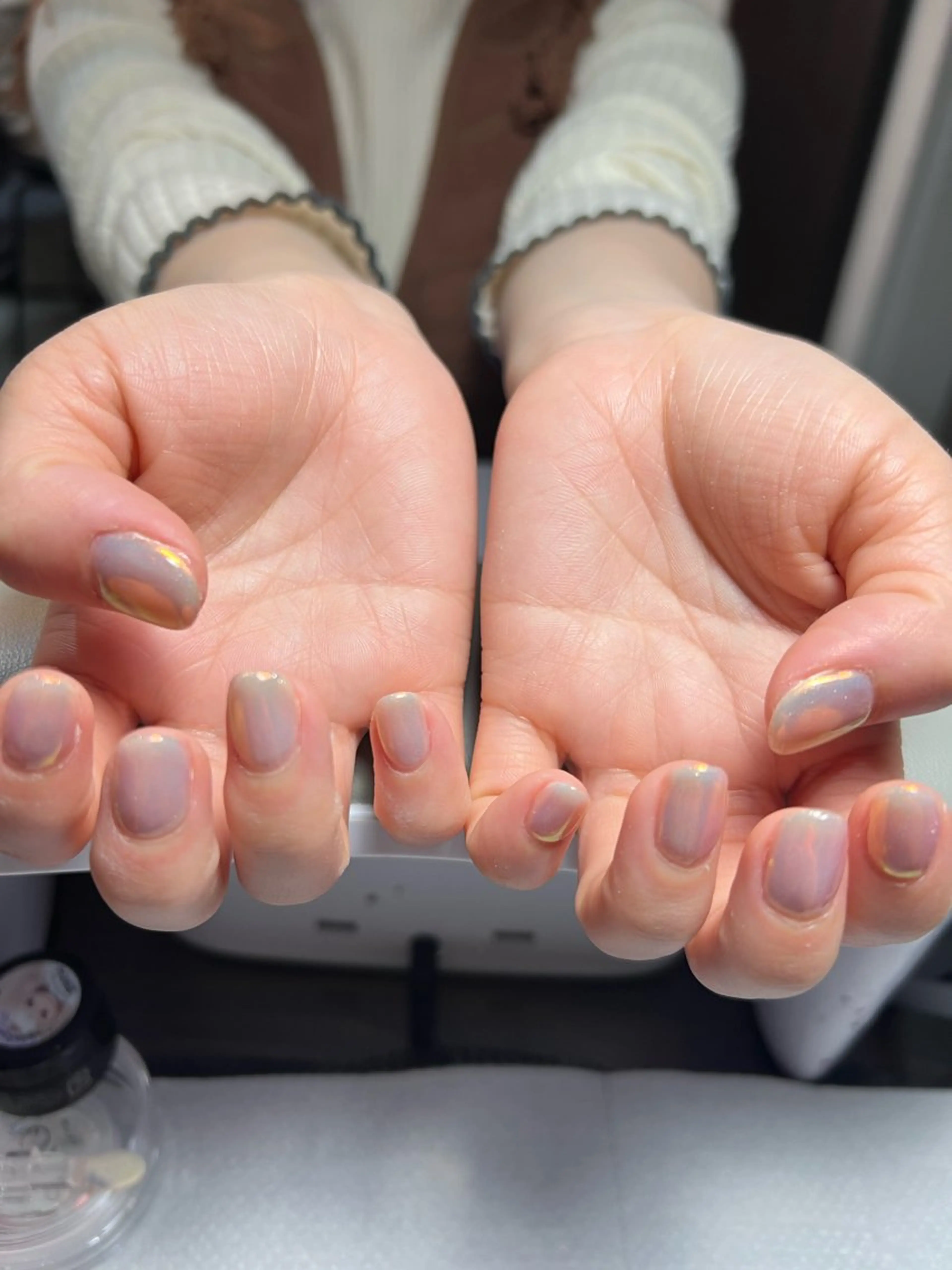 ネイル オーロラネイル 杉山 葉月のネイルデザイン