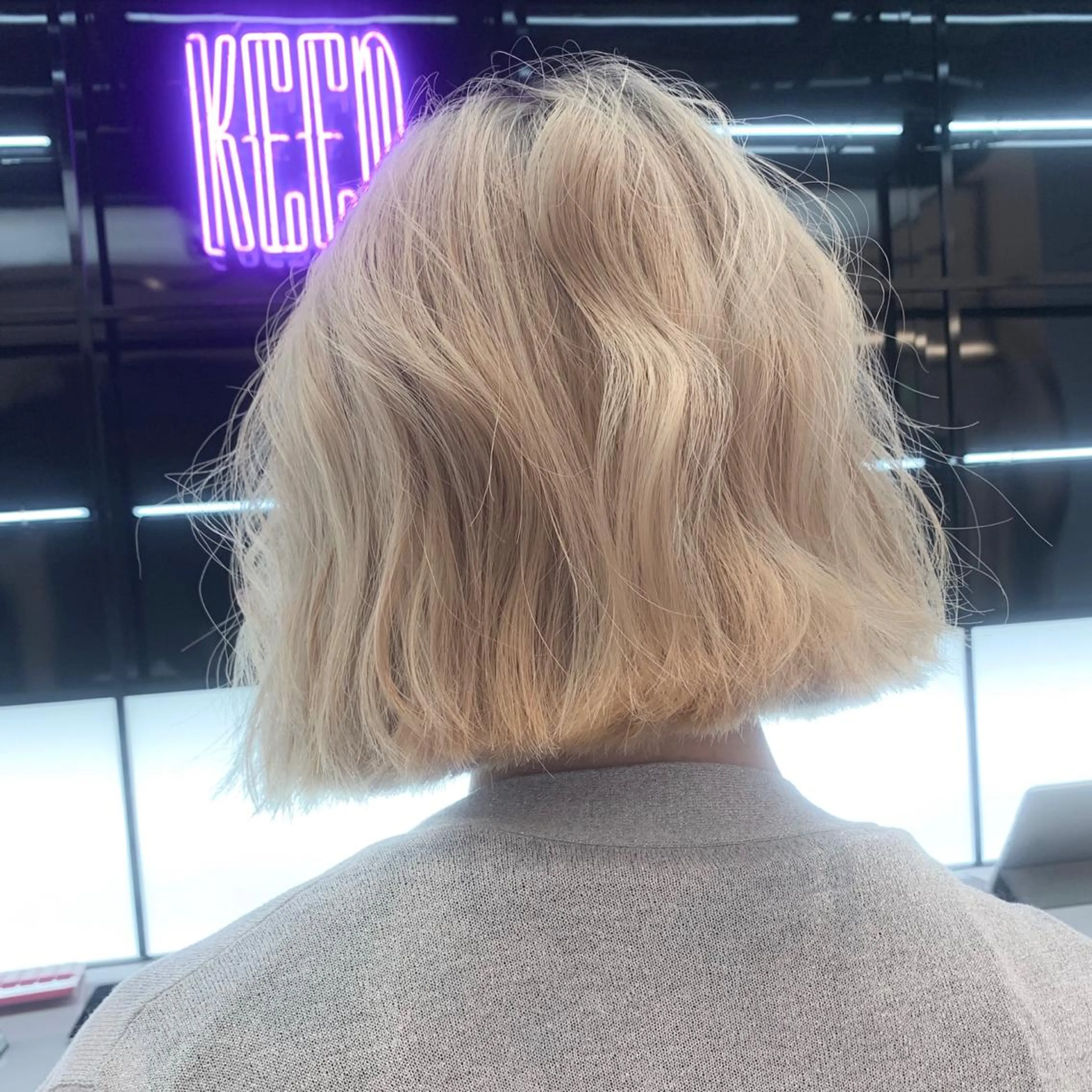 ミディアム カラー カット ヘアカラー トリートメント レイヤー/ブリーチ HIKARU ♡のヘアスタイル