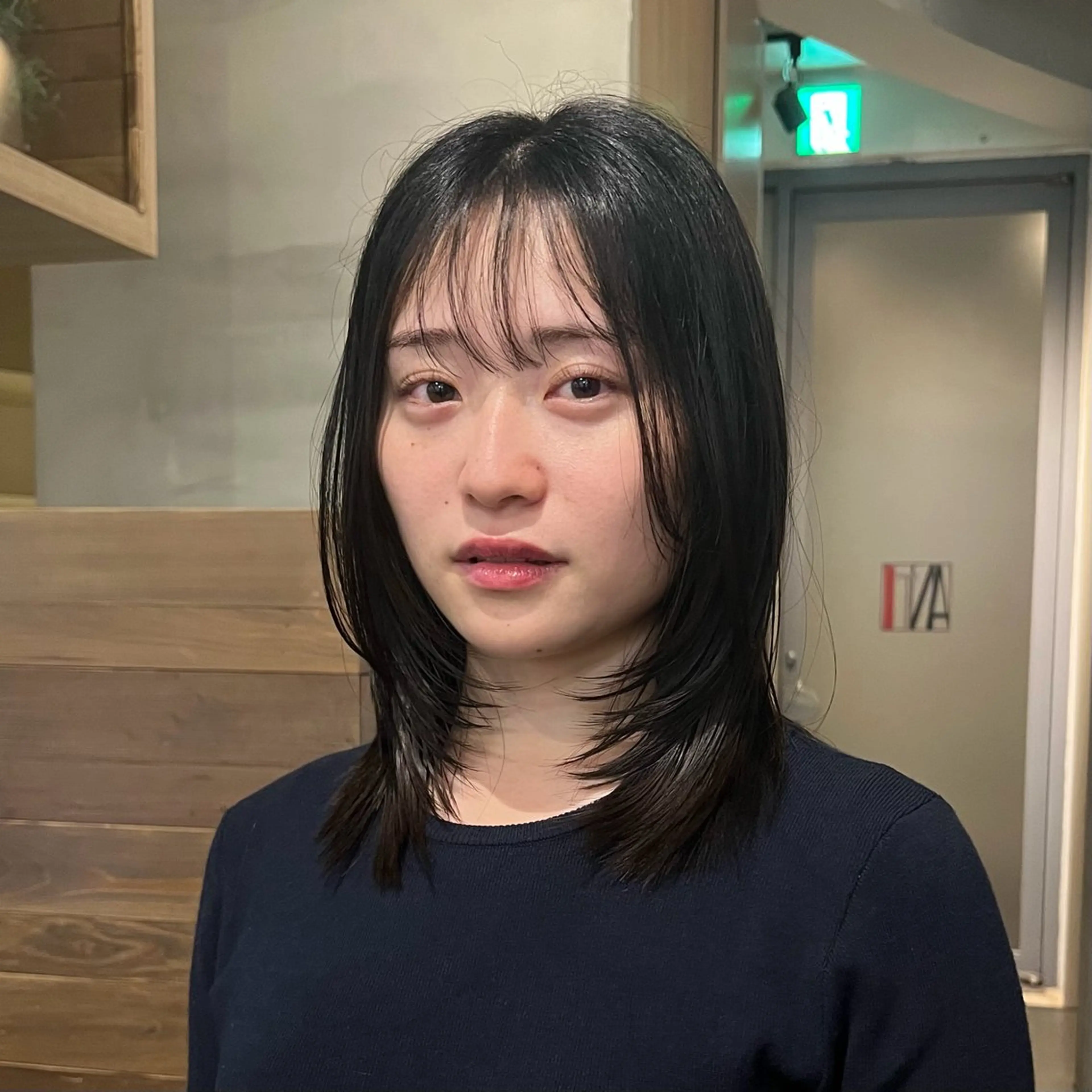 ミディアム カット POCKET 渋谷所属・レイヤー／ボブ KAHOのヘアスタイル