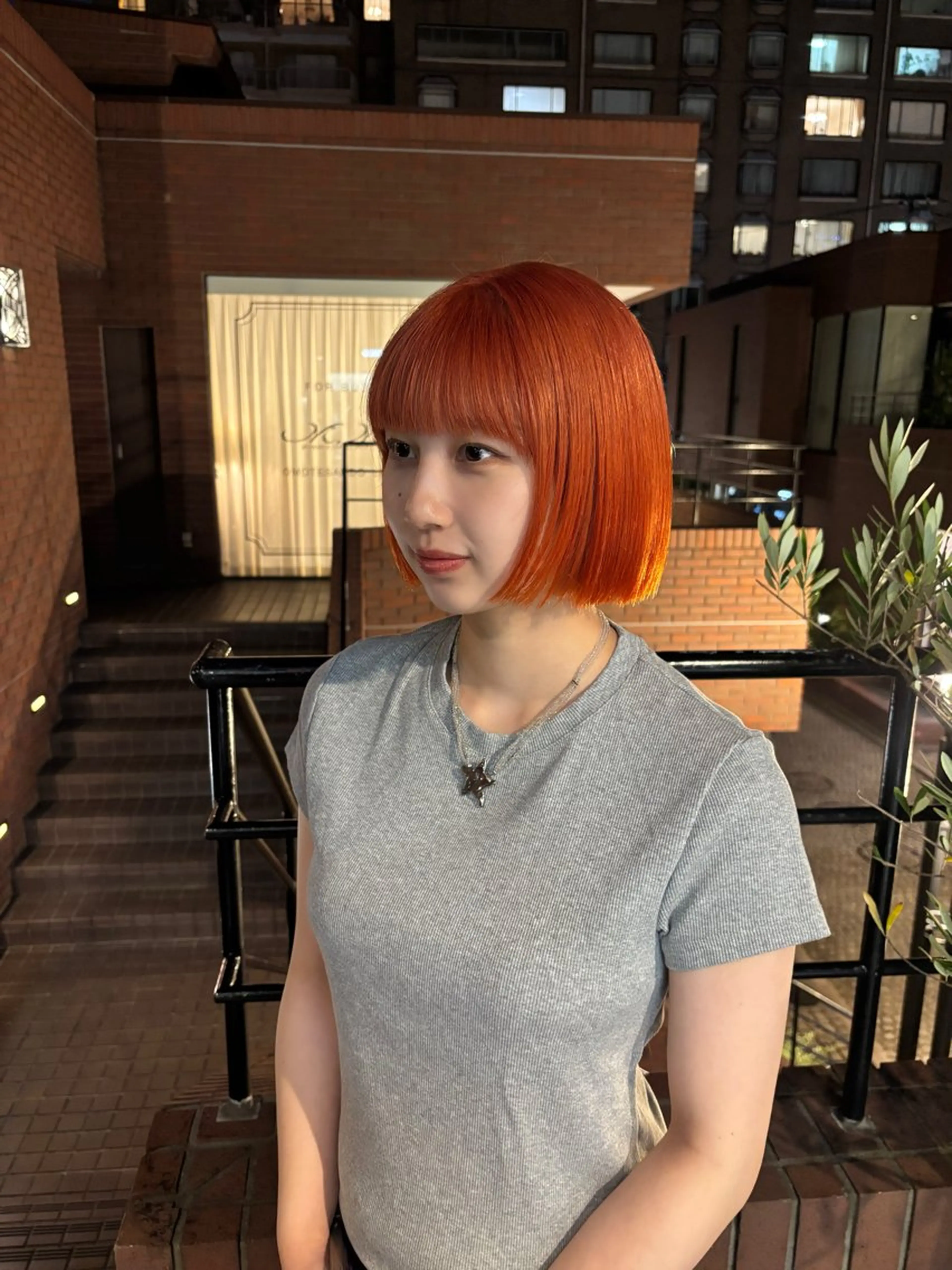 ミディアム ヘアカラー ハイトーン/ ハイライト真柚🍨のヘアスタイル