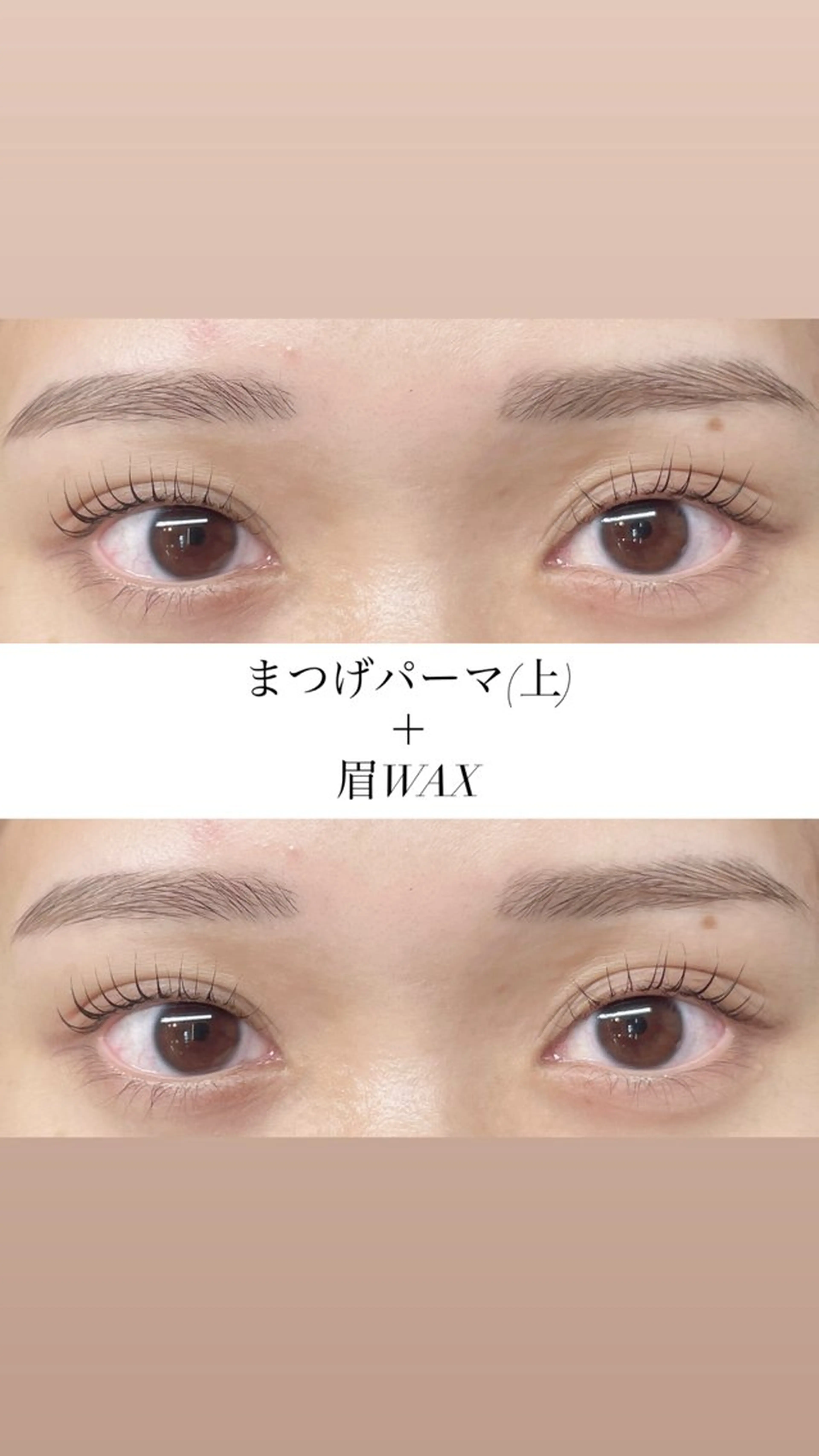 マツエク・マツパ ナチュラル 一重×まつ毛パーマ 北千住/マツパ モデル募集中/アオのマツエク・マツパデザイン