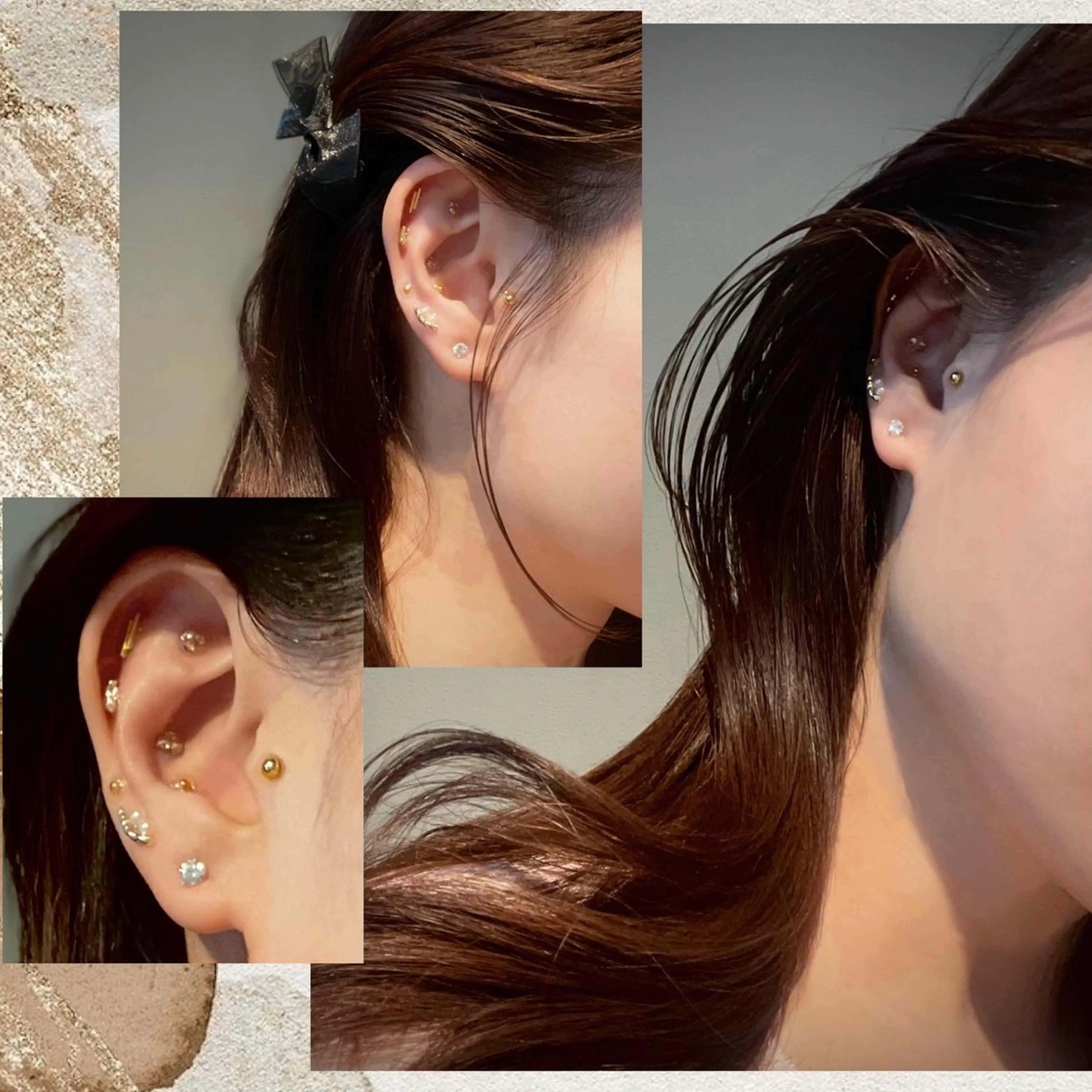 4/15 15:00​〜​ 一名様限定🎀耳つぼジュエリー💎12​〜​24粒( 片耳6​〜​12粒 )モニター特別価格の写真