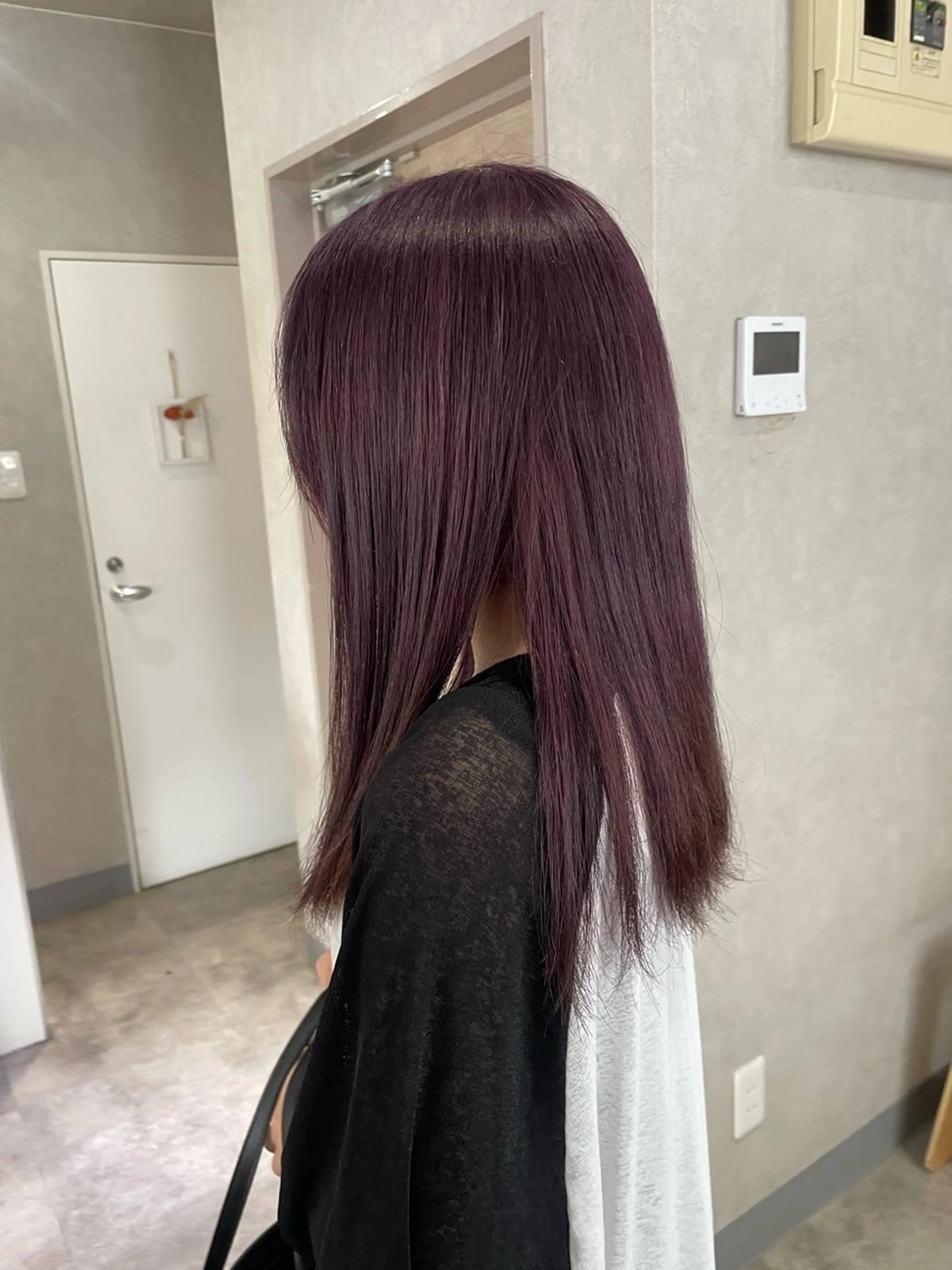 ロング カラー ブリーチ ラベンダーカラー ヘアカラー トリートメント 髪質改善/Bloss om🌷高橋沙衣のヘアスタイル