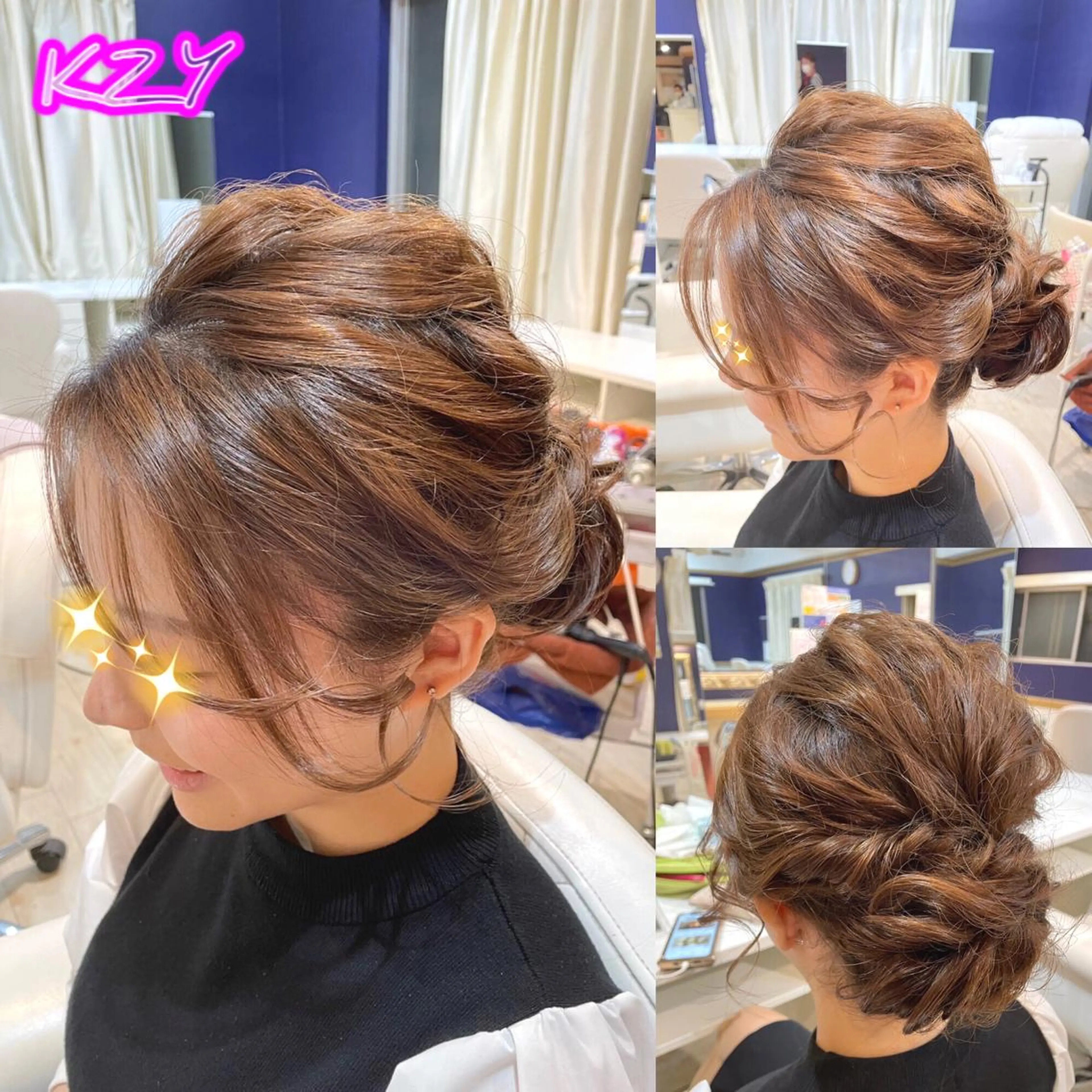 セミロング ヘアアレンジ 【enil代表】 杉林和哉のヘアスタイル