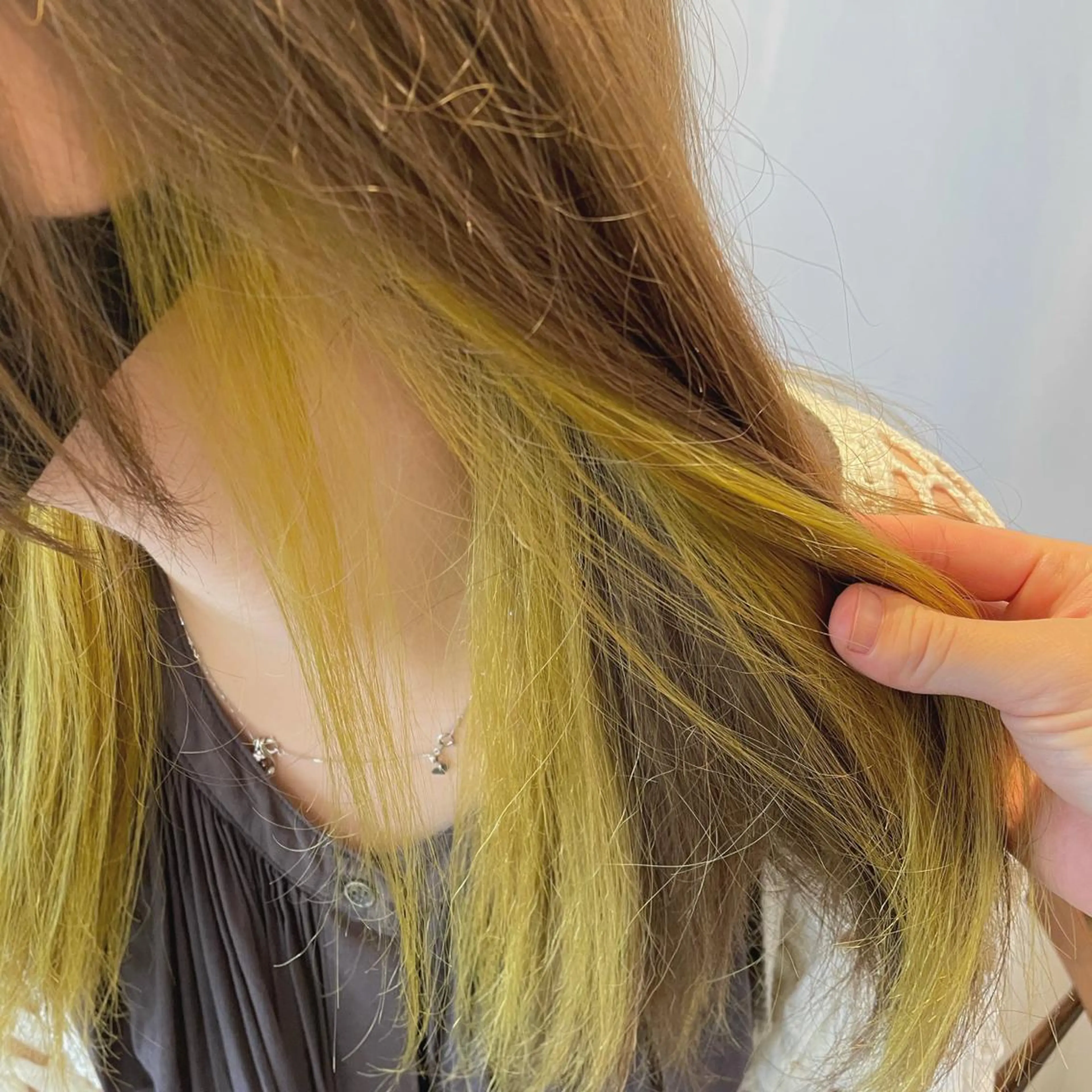 ロング カラー インナーカラー カット ヘアカラー ヤマモト マイのヘアスタイル