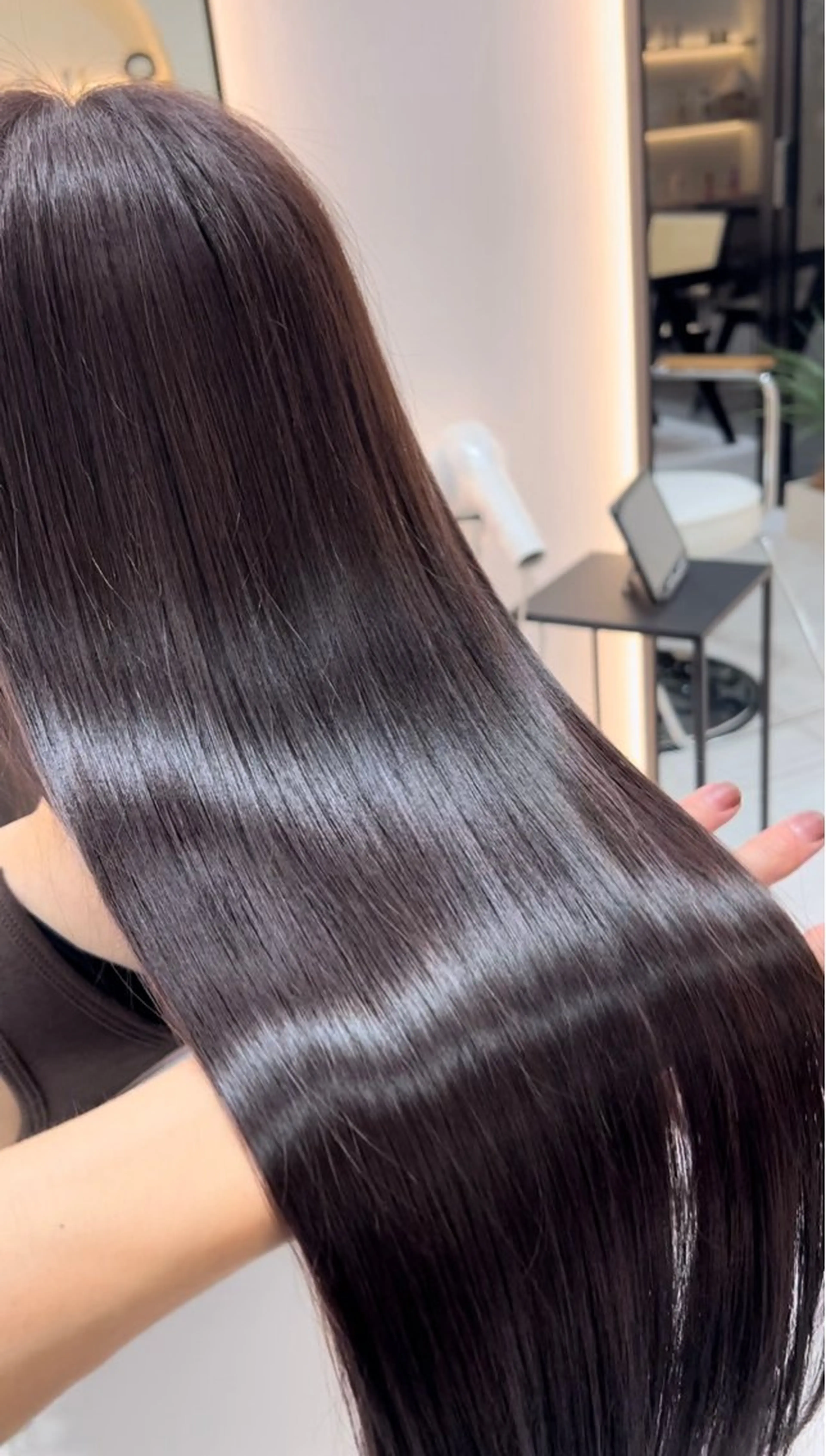 ロング カット ヘアカラー トリートメント 韓国ヘア🩶侑矢 艶髪透明感/福岡のヘアスタイル